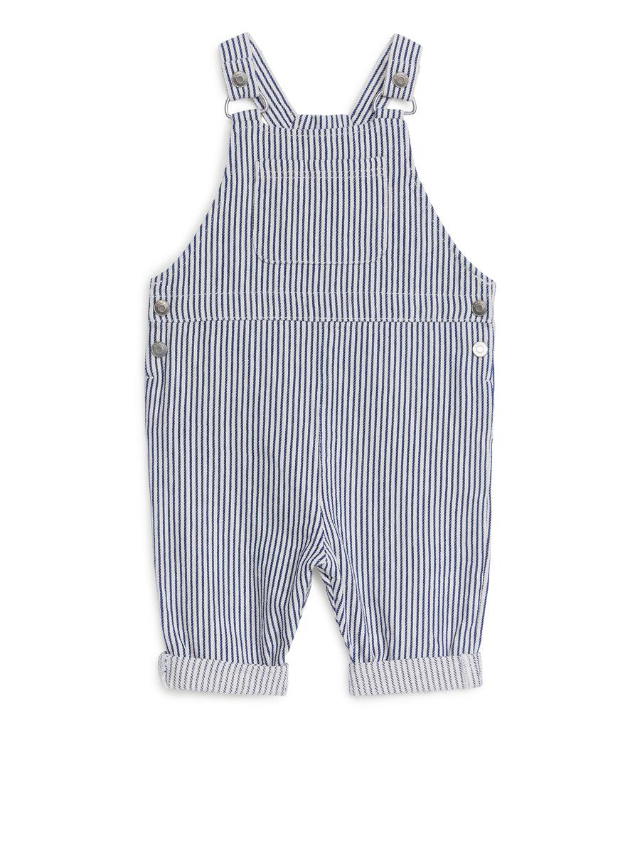 Striped Baby Dungarees-#333859-4662