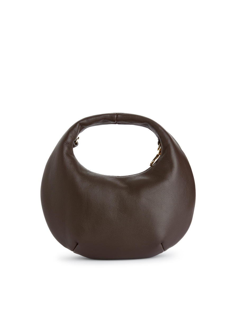 Rounded Mini Bag-#52453E-7887