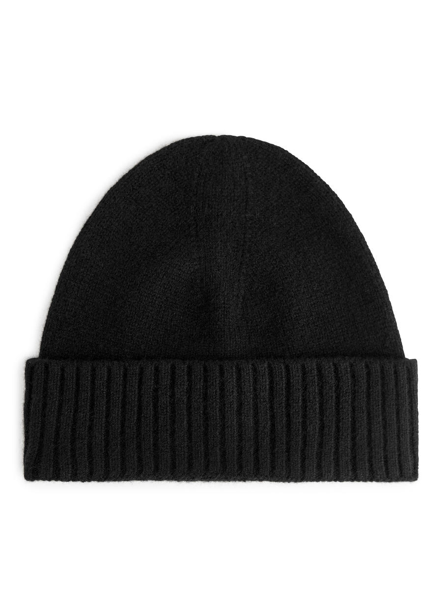 Cashmere-Wool Beanie-#272628-5848