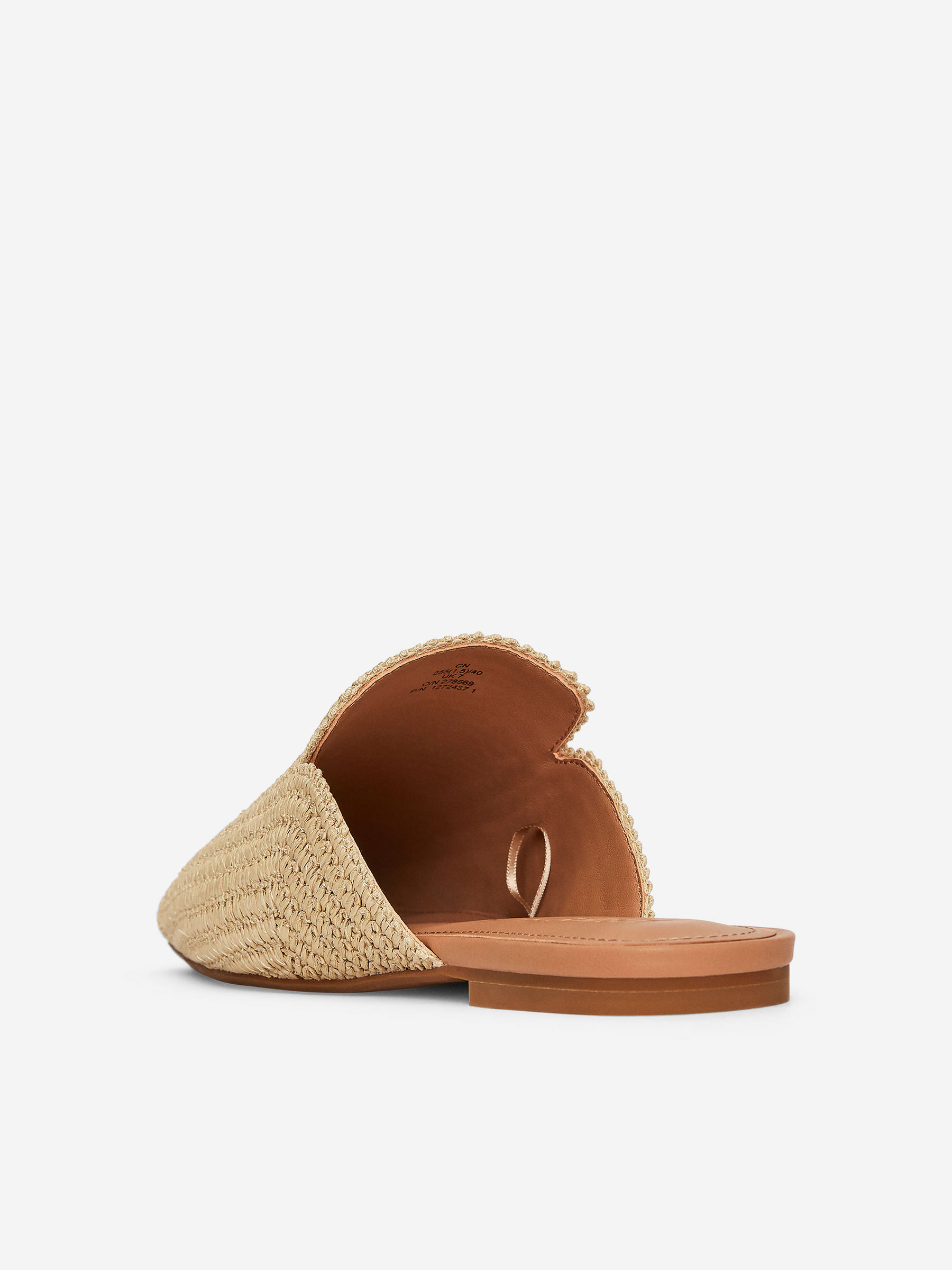 Flat Straw Mules - Light Beige - Women - StillMedia/DescriptiveStillLife - 5