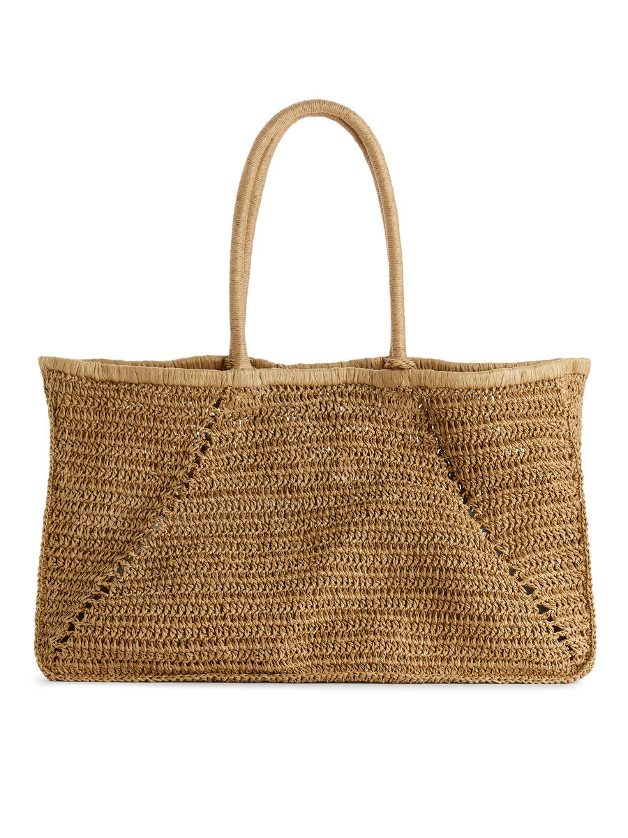 Straw Tote-#918265-11578