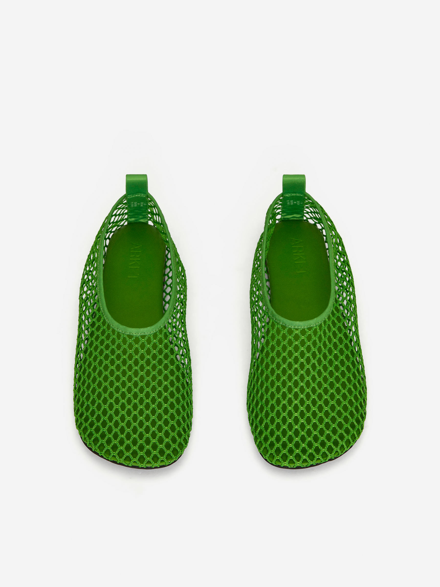 Fishnet Ballet Flat - Green - Women - StillMedia/DescriptiveStillLife - 1