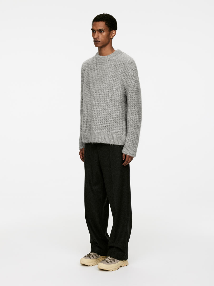 Wool-Alpaca Jumper-#B2B1B5-13783