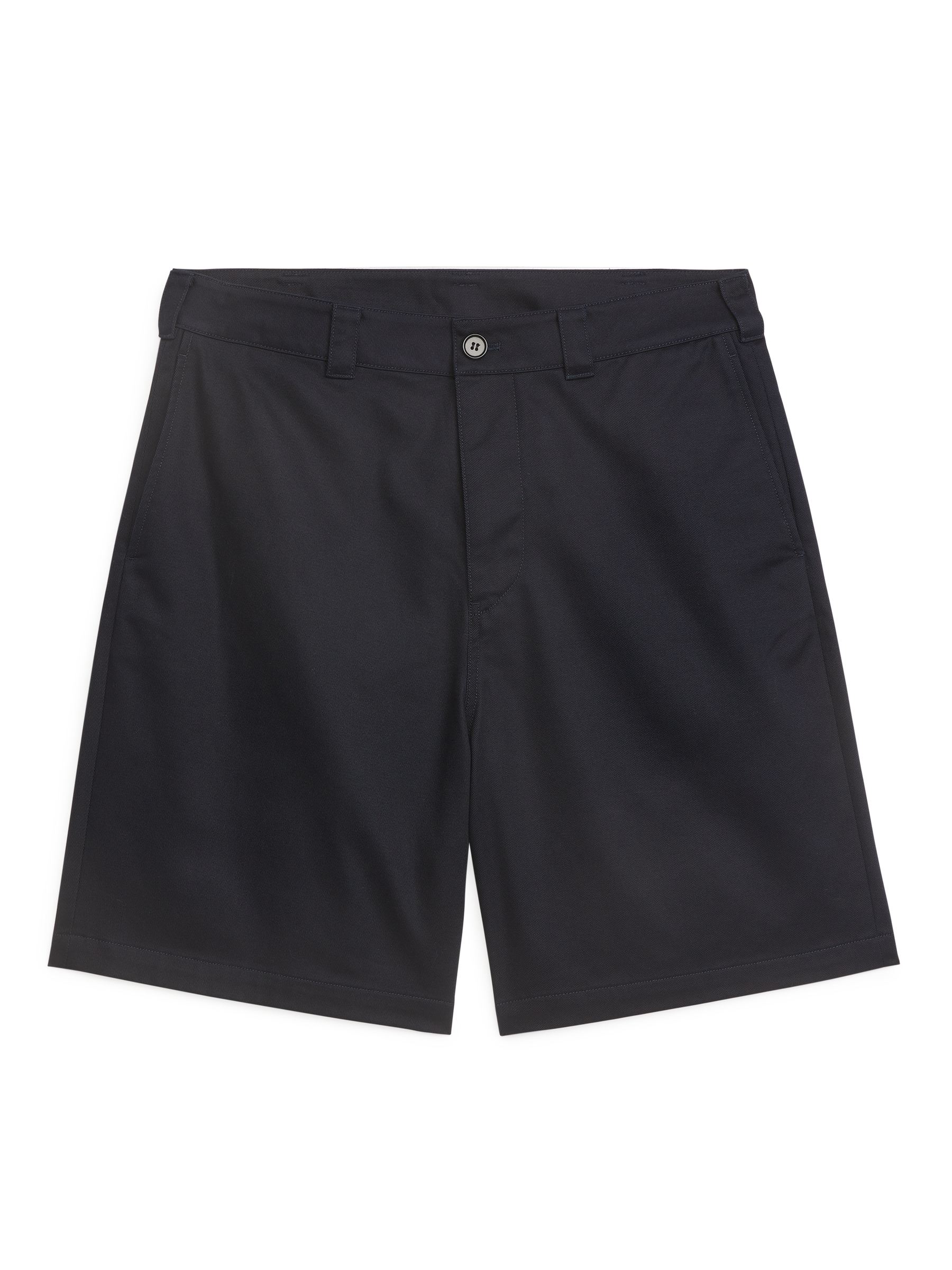 Legere Shorts aus Baumwolltwill-#272930-428