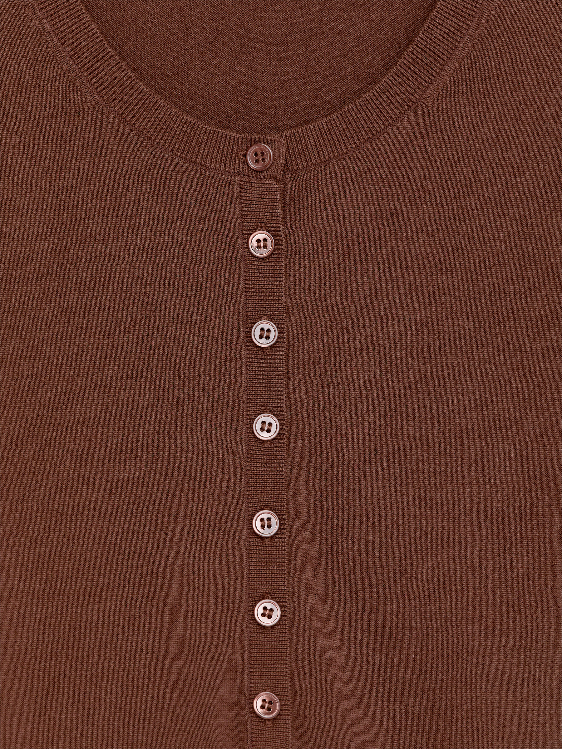 Bomullstopp - Mörkbrun - Slim fit - Women - StillMedia/DescriptiveDetail - 1