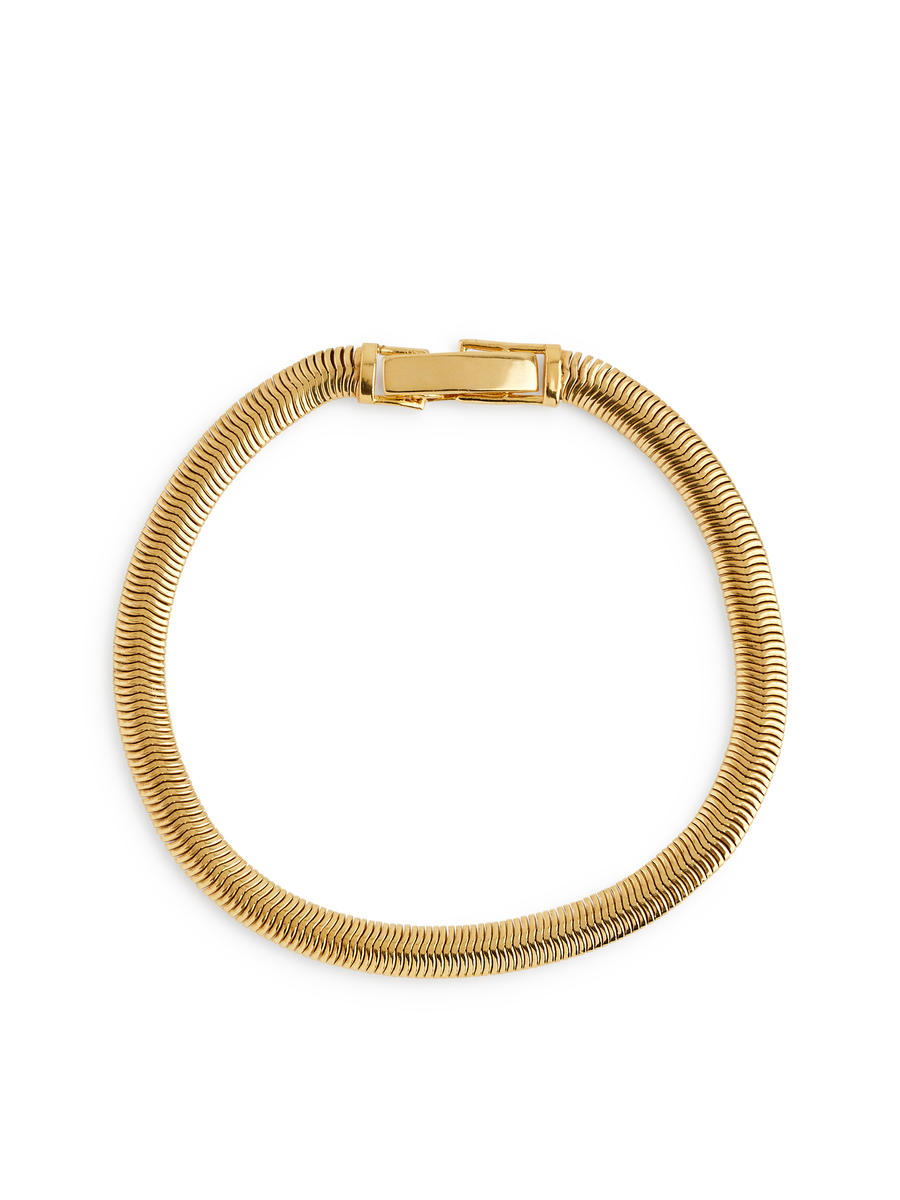 Vergoldetes Schlangenarmband-#DECA94-13197