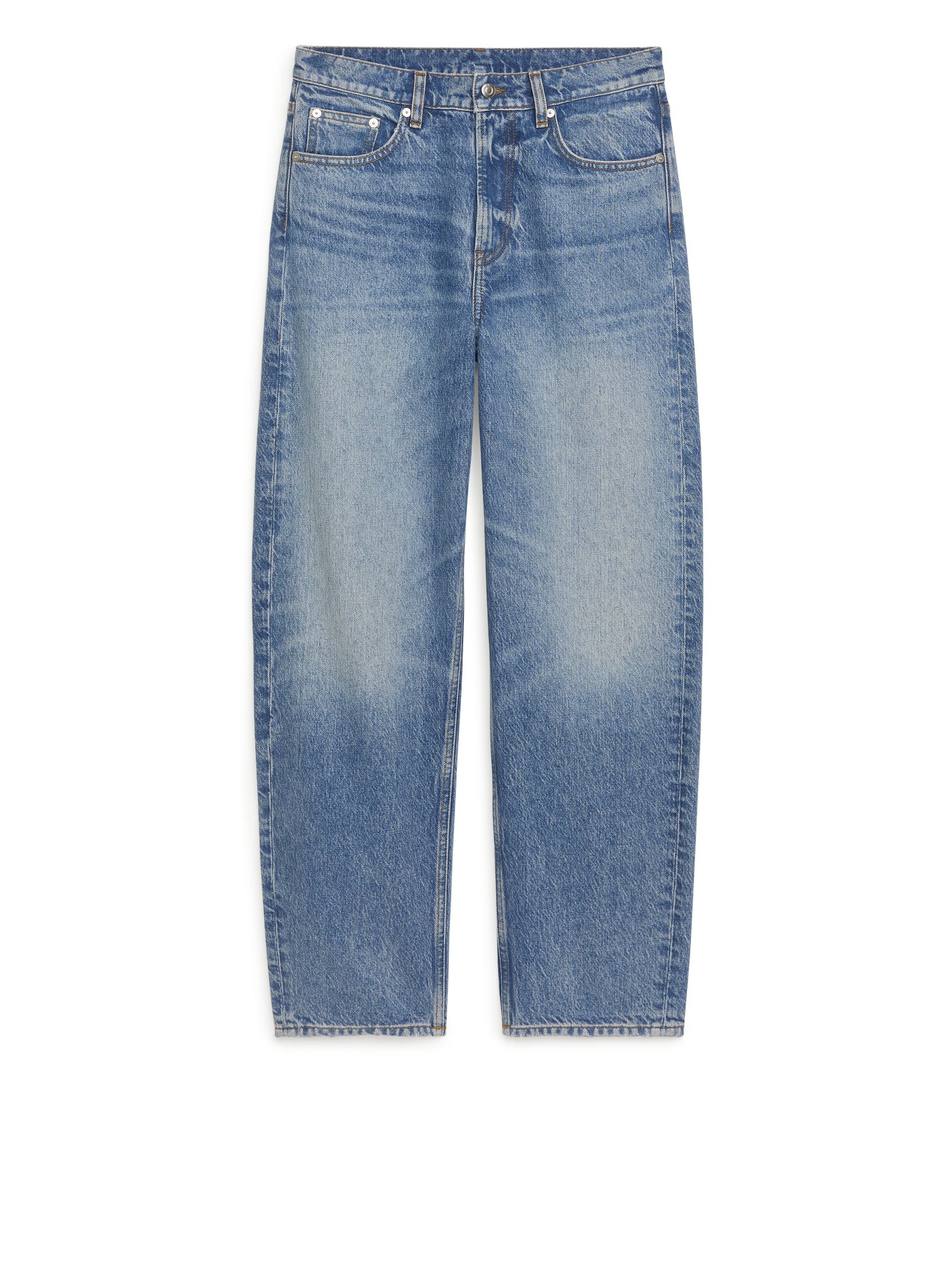 BARREL LEG NonStretch Jeans - Blue - Corte relajado - Women - StillMedia/DescriptiveStillLife - 1