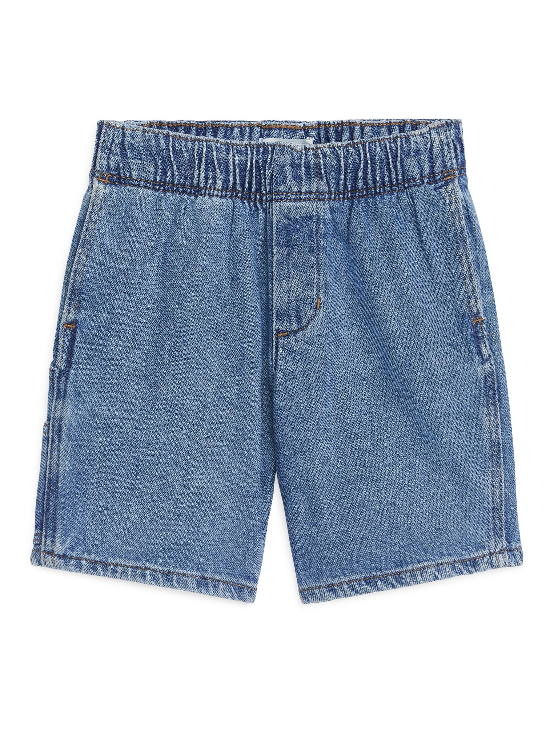 Shorts in denim dalla vestibilità regular - Blu medio - Relaxed fit - Children - StillMedia/DescriptiveStillLife - 1