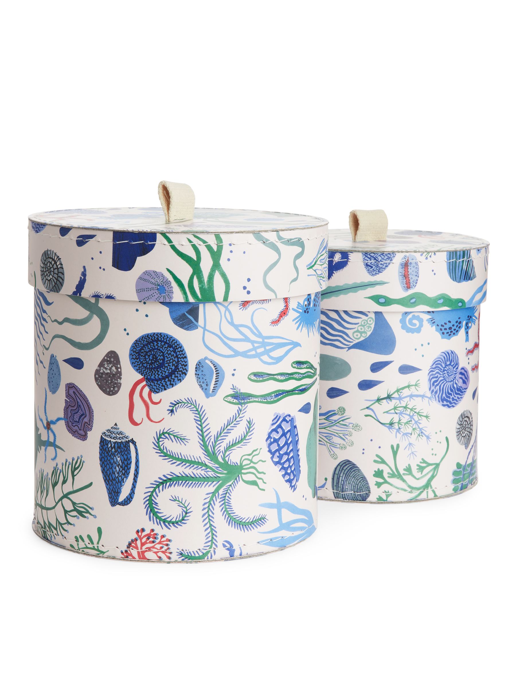 Stackable Storage Boxes - White/Blue - Homeware - StillMedia/DescriptiveStillLife - 2