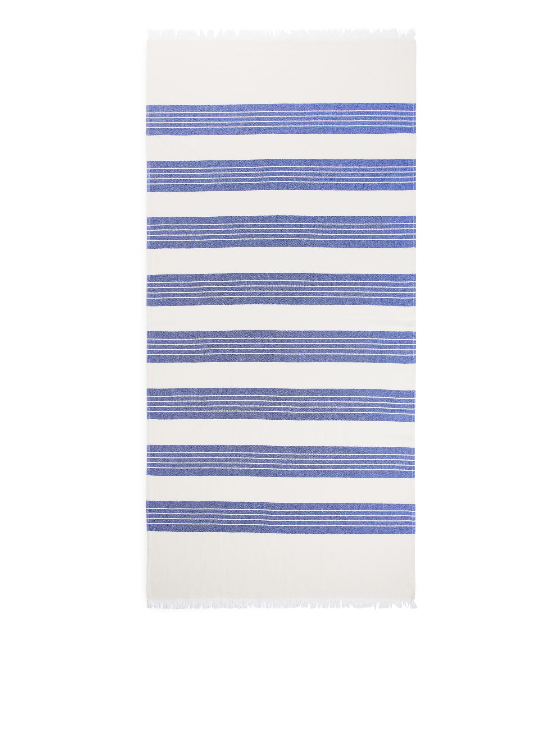 Toalla de playa de algodón - Azul/blanco - Homeware - StillMedia/DescriptiveStillLife - 1