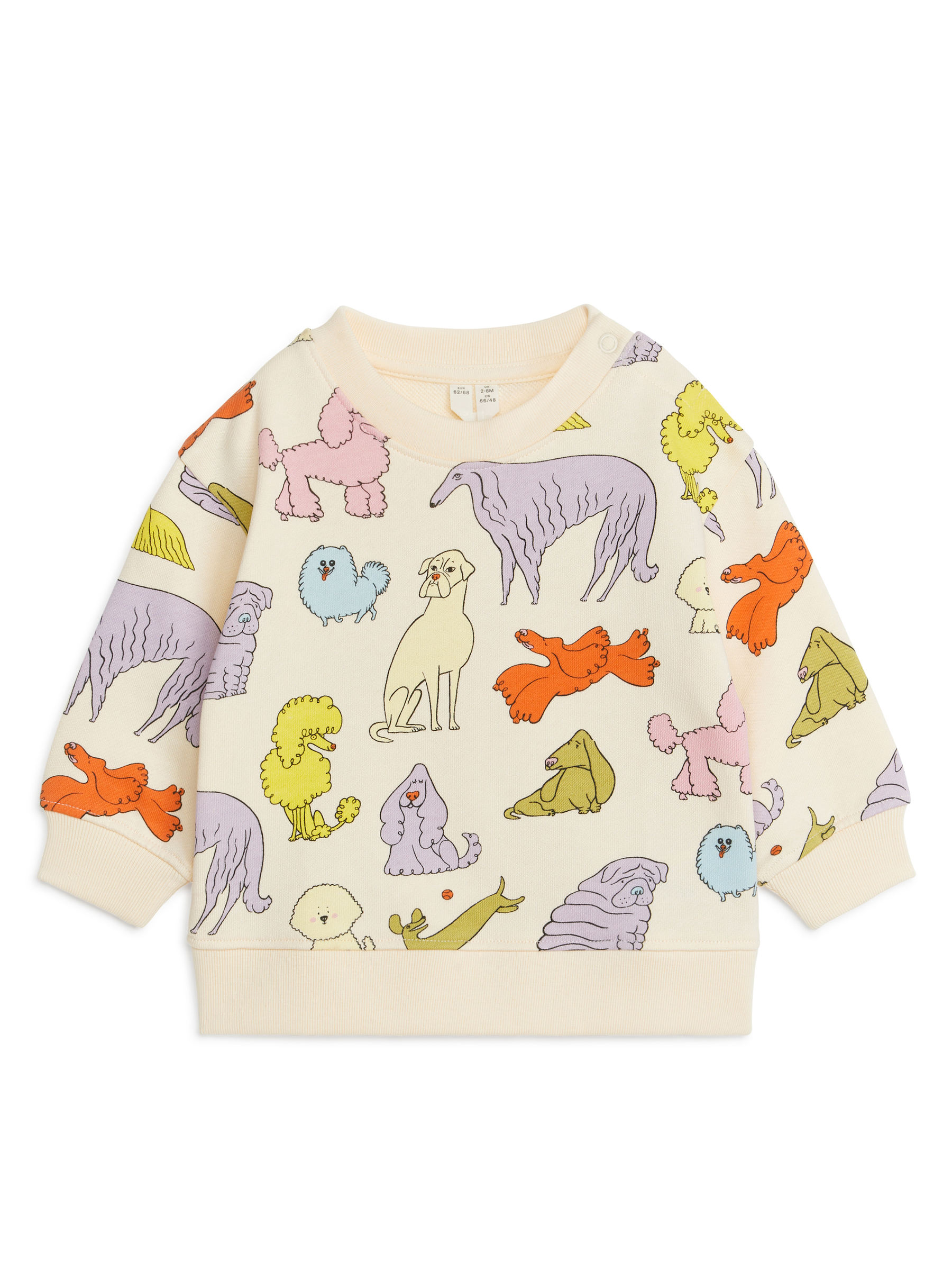 Cotton Sweatshirt - Beige/Multicolour - Loose fit - Children - StillMedia/DescriptiveStillLife - 1