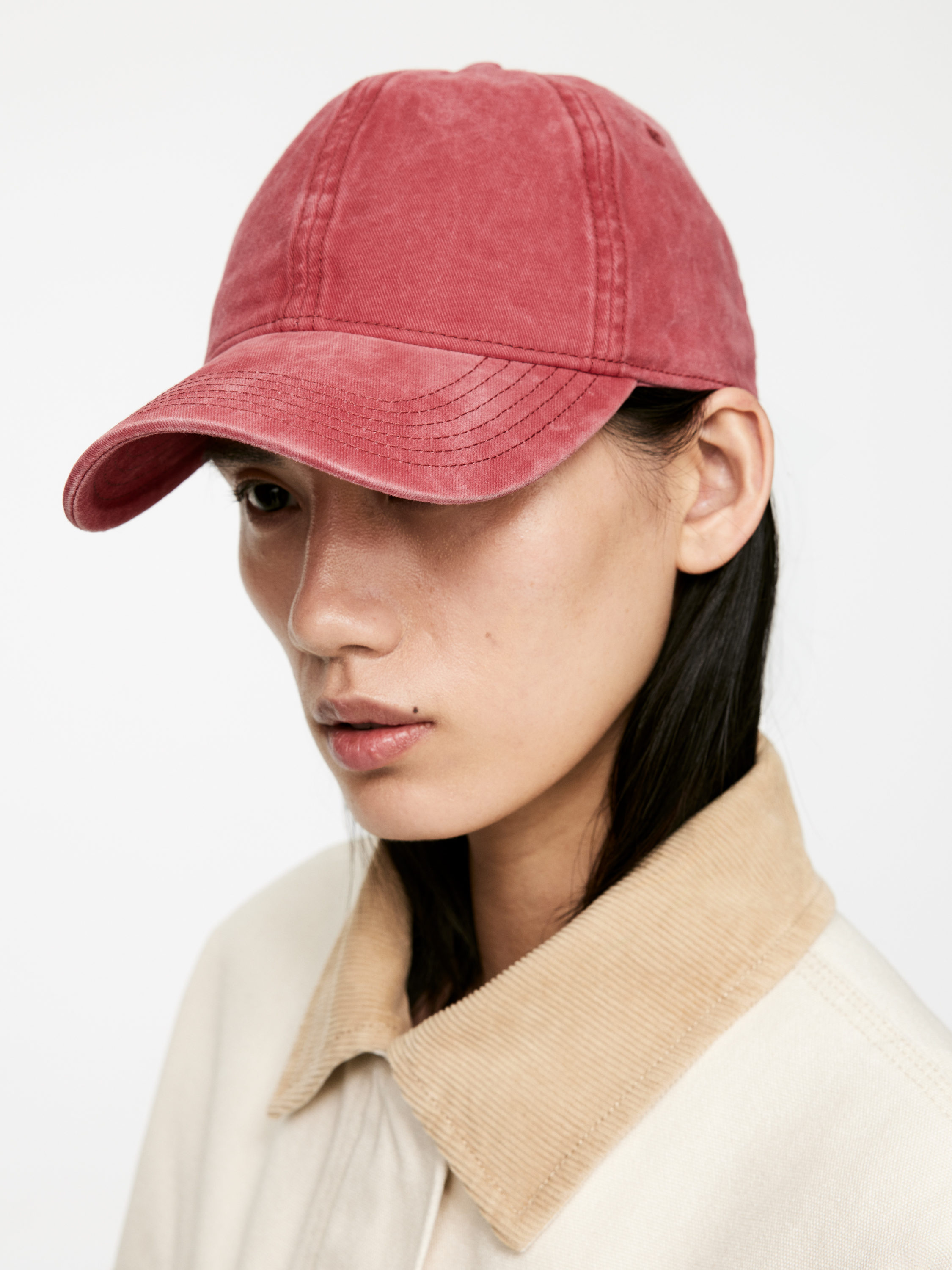 キャップ ESPIONAGE Cotton Vintage Cap Beige 20250310-02 MUSINSA | ESPIONAGE Cotton Vintage Cap Beige