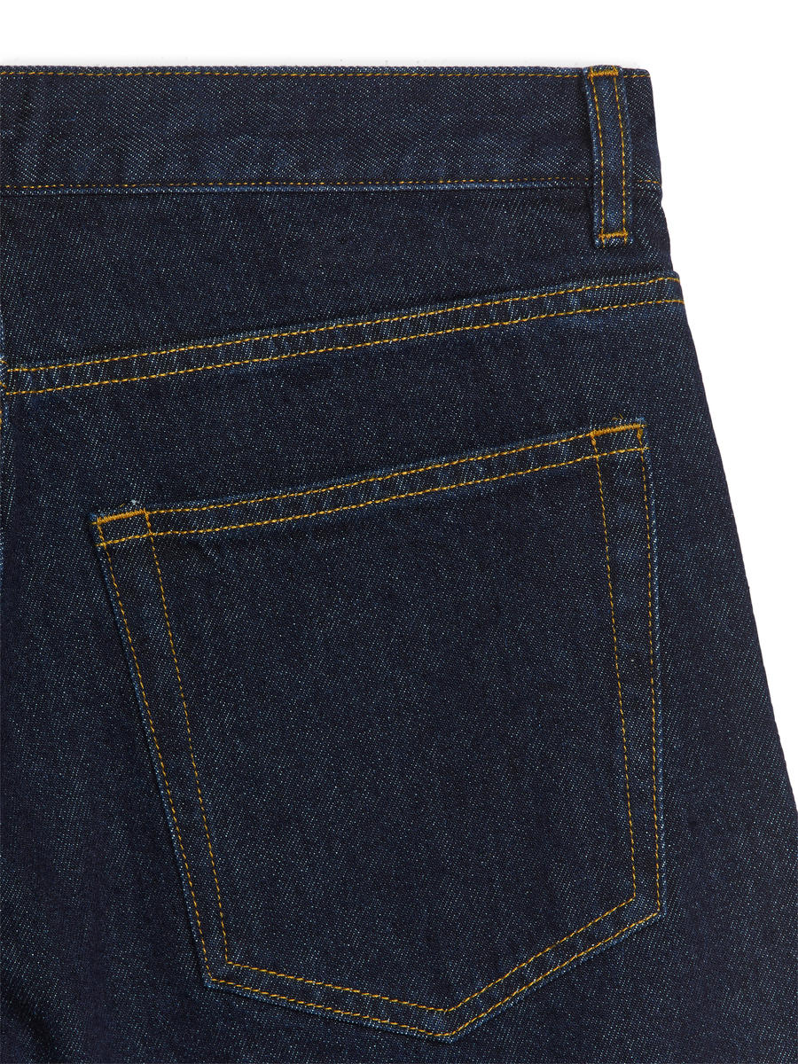 OCEAN Loose Straight Jeans-#272930-8907