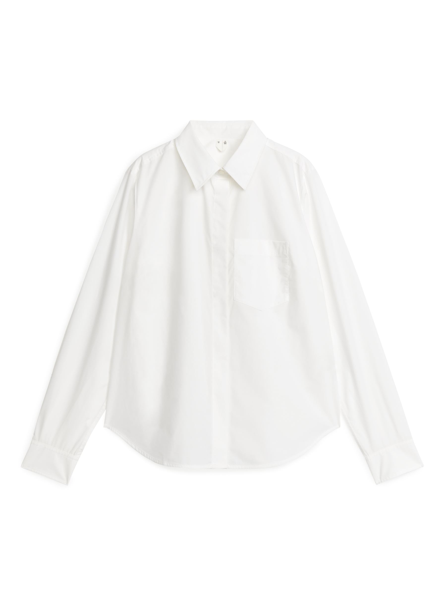 Camicia in popeline - Bianco - Regular fit - Women - StillMedia/DescriptiveStillLife - 1