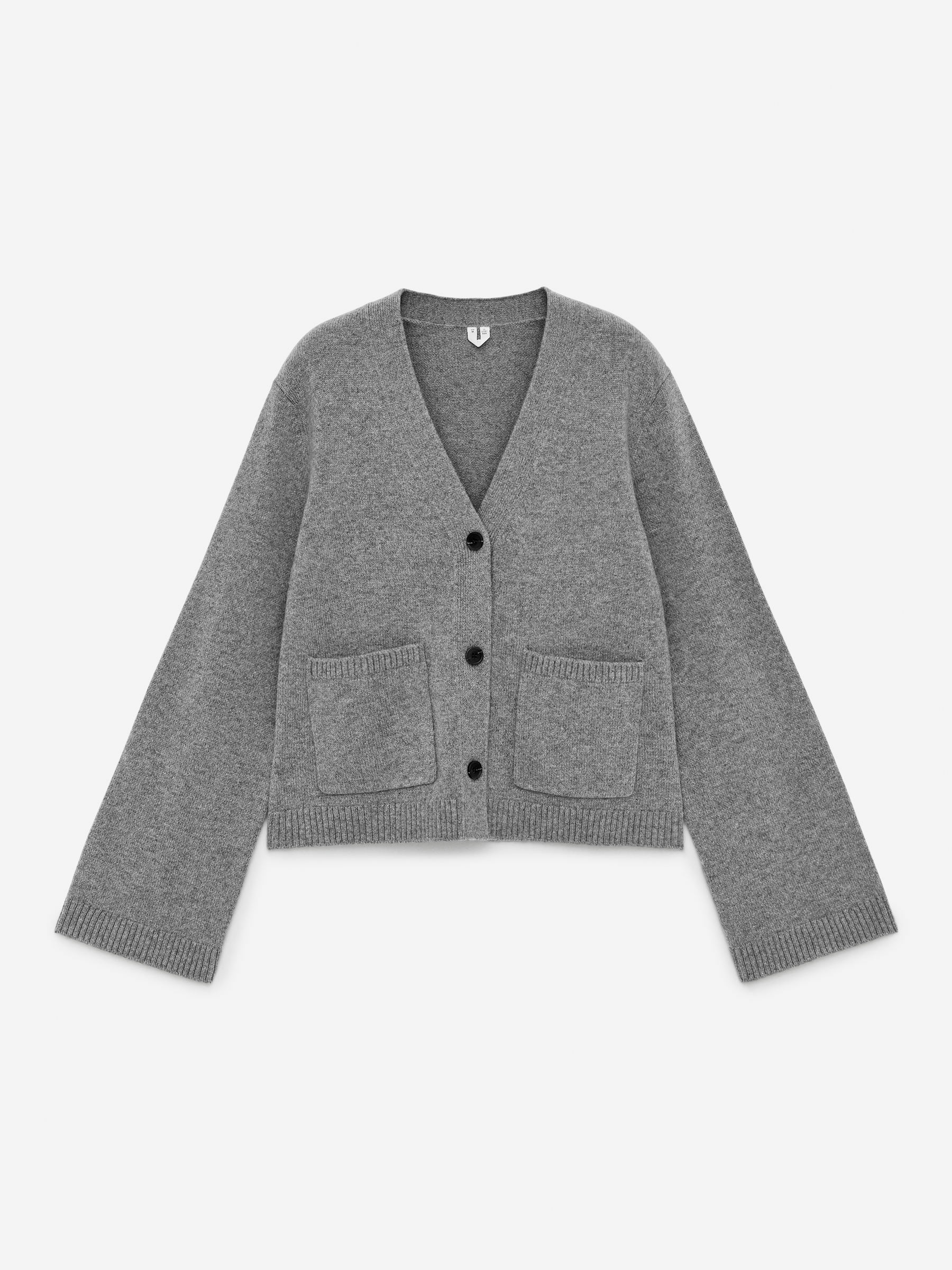 Wool Cardigan - Grey - Slim fit - Women - StillMedia/DescriptiveStillLife - 1