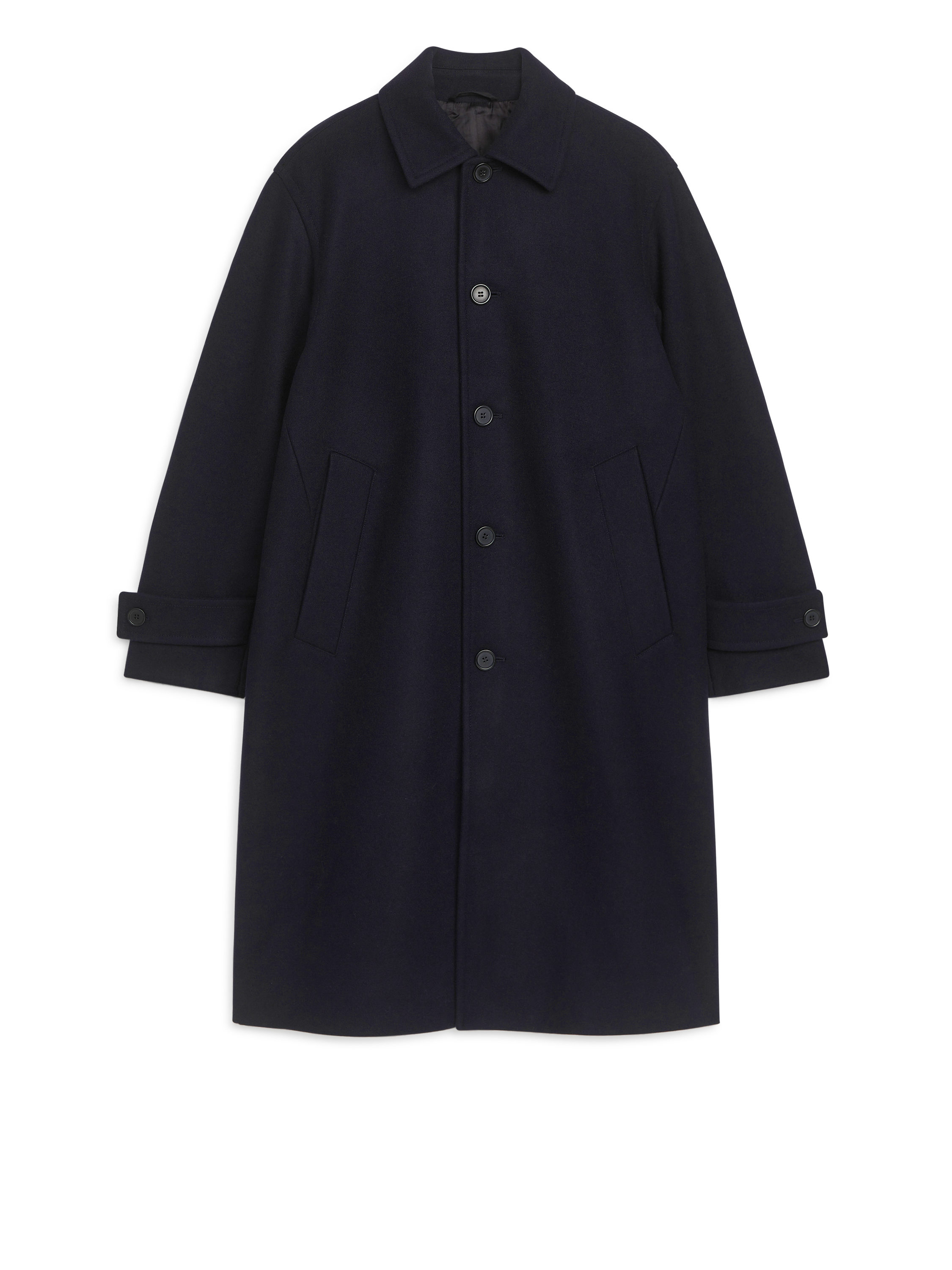 na.e Melton Coat ダークネイビー d5f2492fc09981c1861d572c88933e