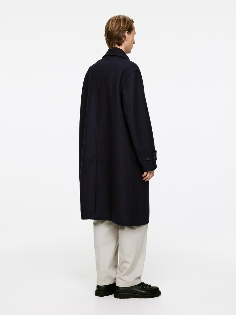 Melton coat mens online