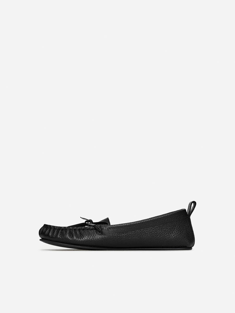 Loafer aus Leder-Schwarz-12465