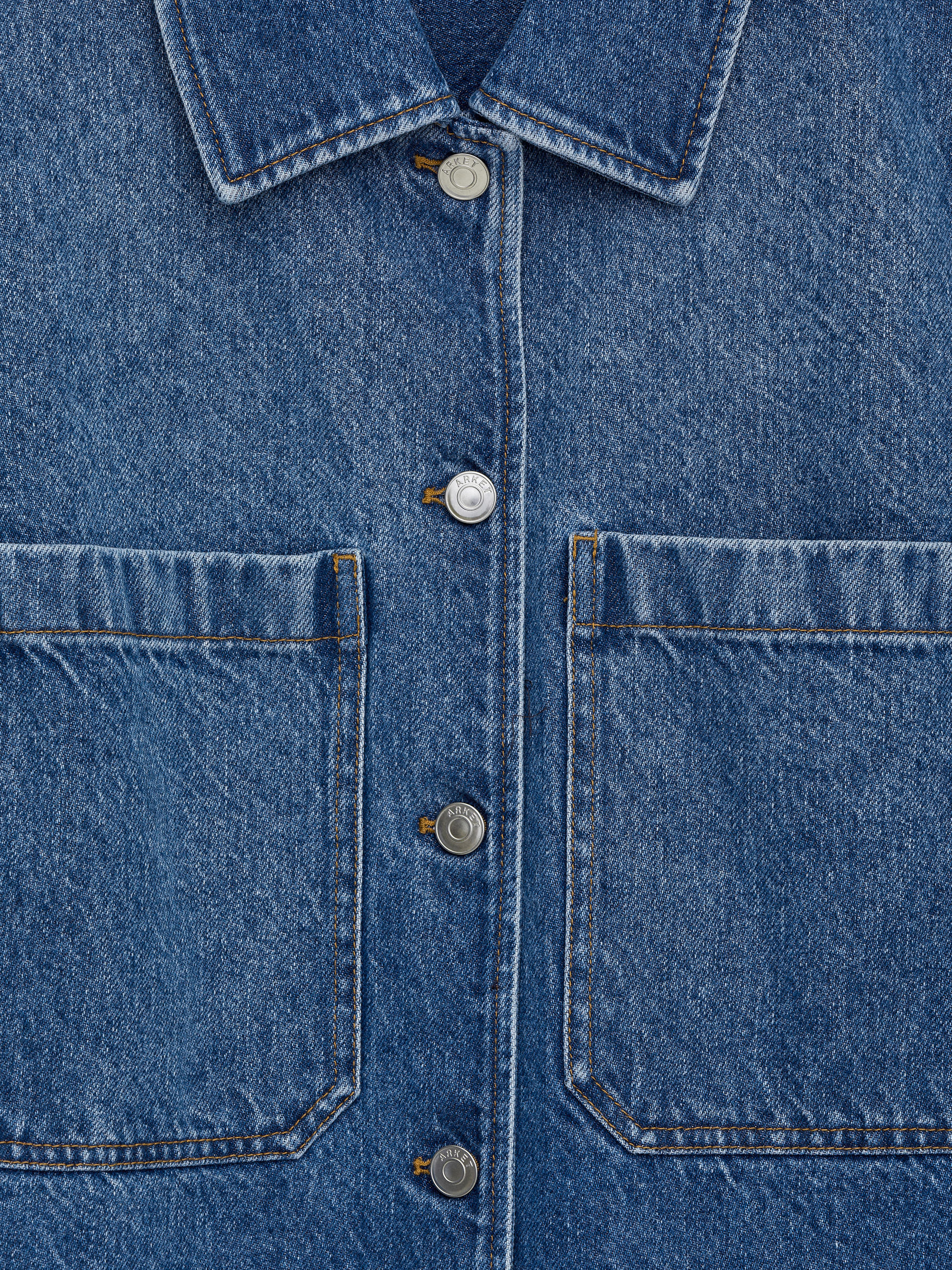 Denim Overshirt - Blue - Regular fit - Women - StillMedia/DescriptiveDetail - 1