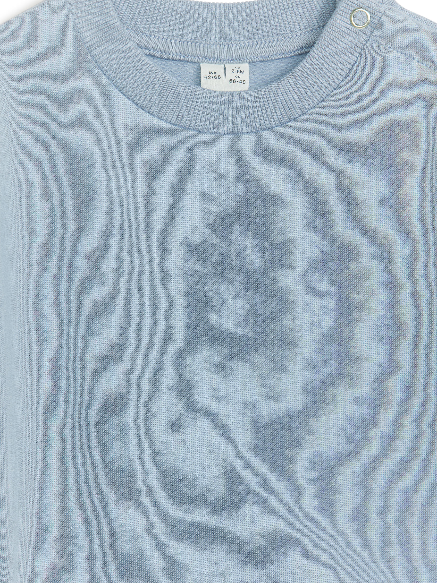 Cotton Sweatshirt - Dusty Blue - Regular fit - Children - StillMedia/DescriptiveDetail - 1