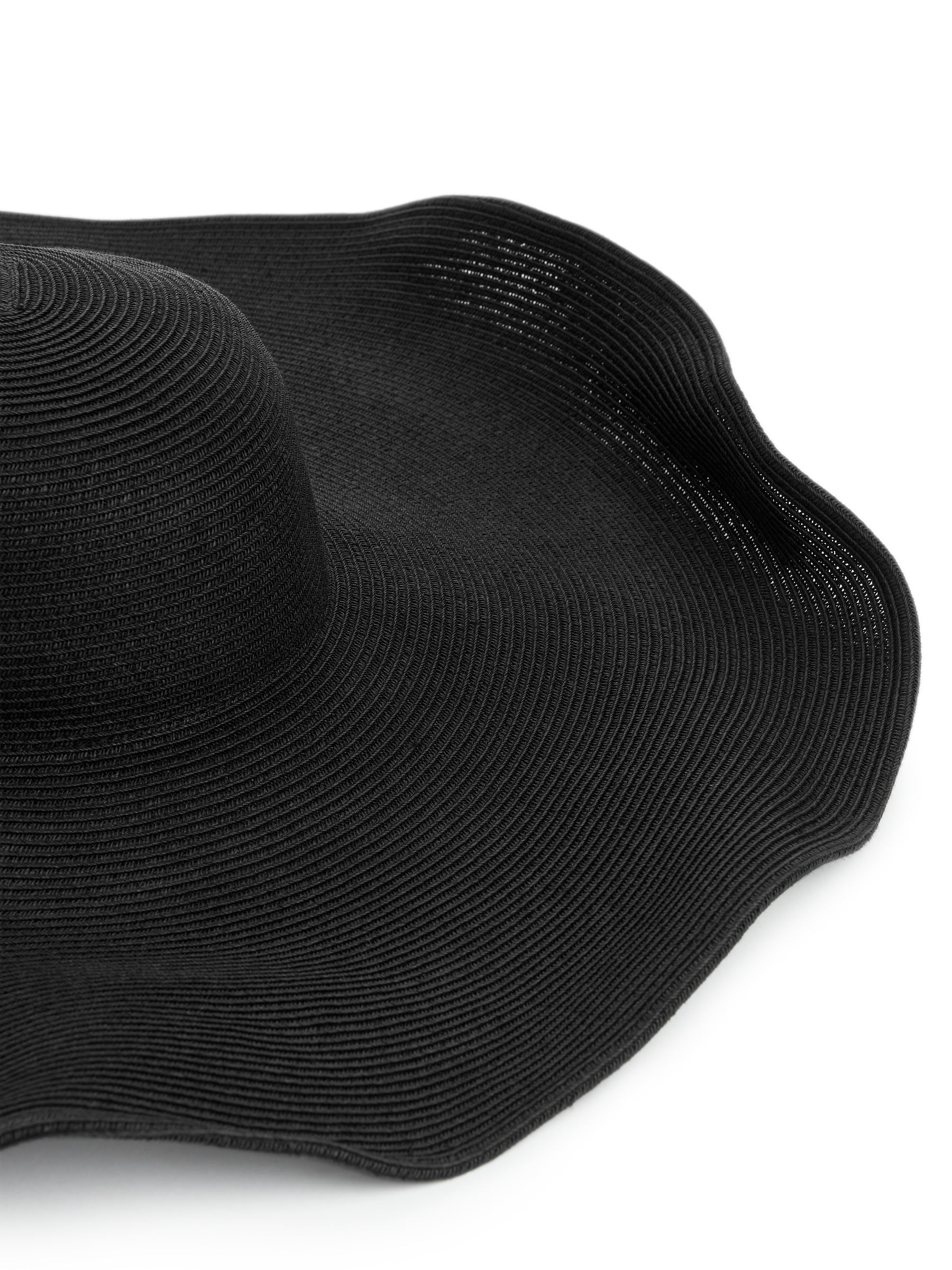 Sombrero de paja de ala ancha - Negro - Women - StillMedia/DescriptiveDetail - 2