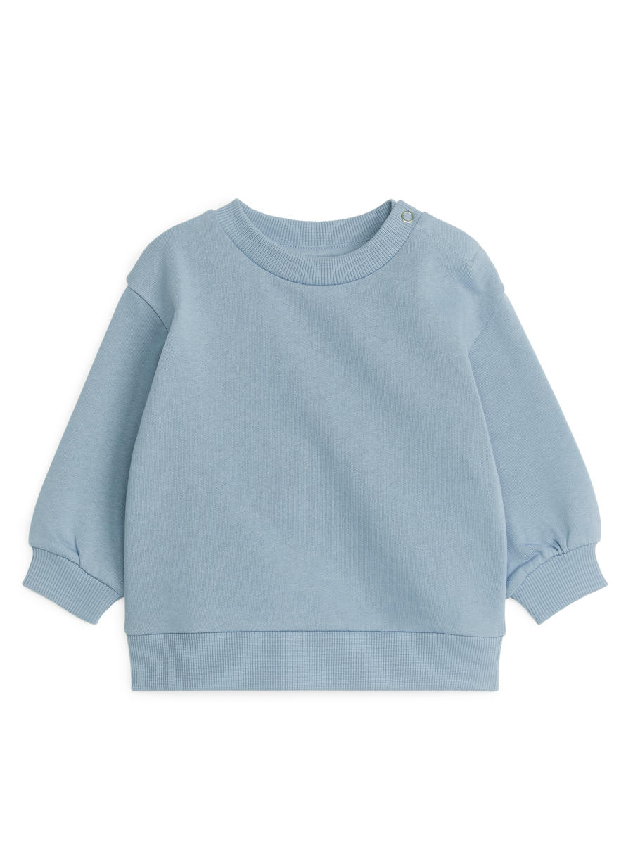 Sweatshirt aus Baumwolle - Taubenblau - Regular Fit - Children - 1200417003