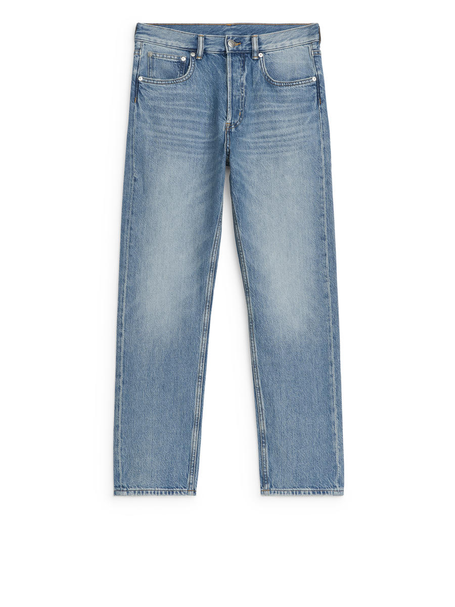 COAST Relaxed Tapered Jeans-#4B6482-6410