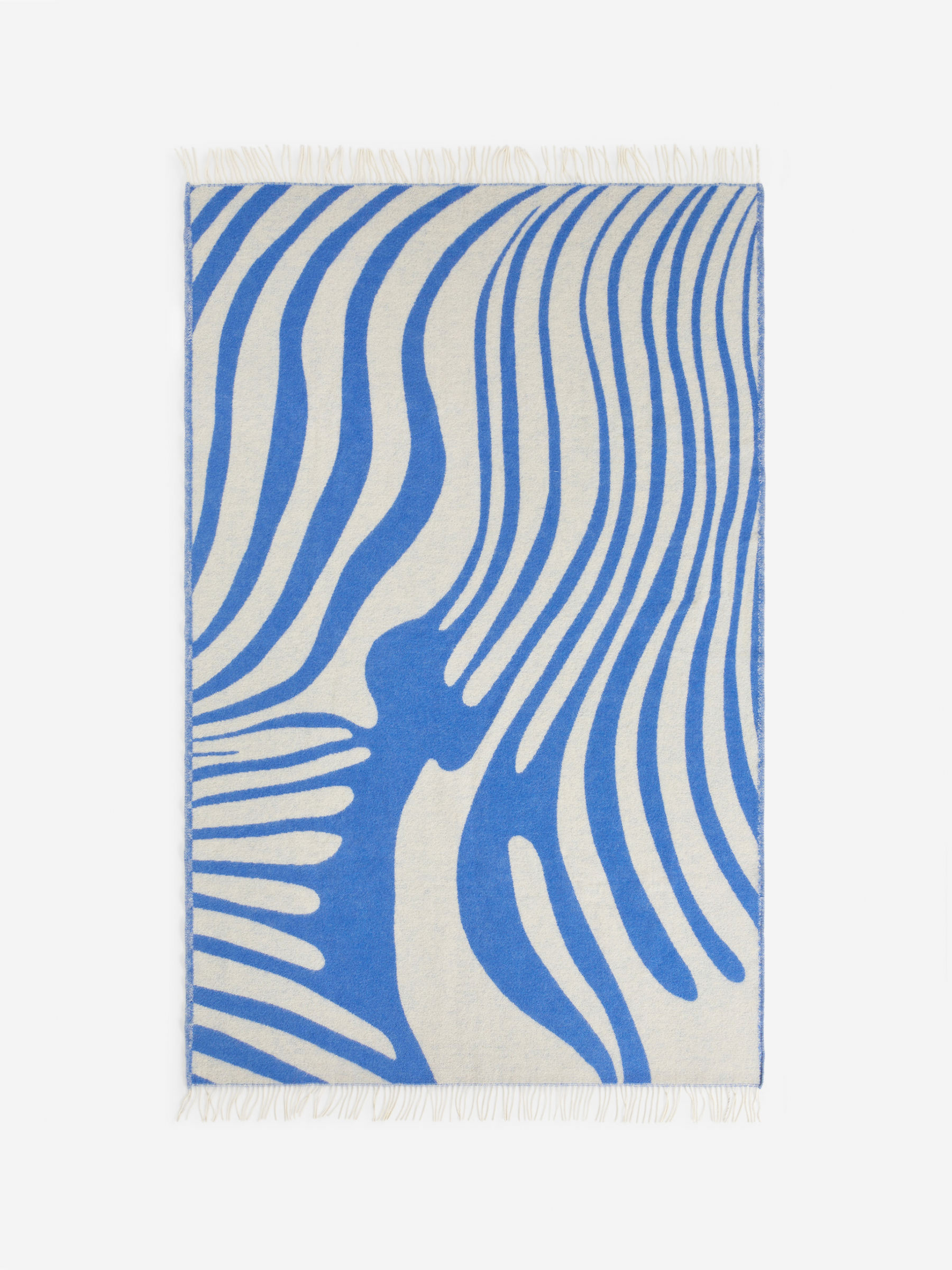 Wolldecke von Klippan - Weiß/Blau - Haushaltswaren - StillMedia/DescriptiveStillLife - 2