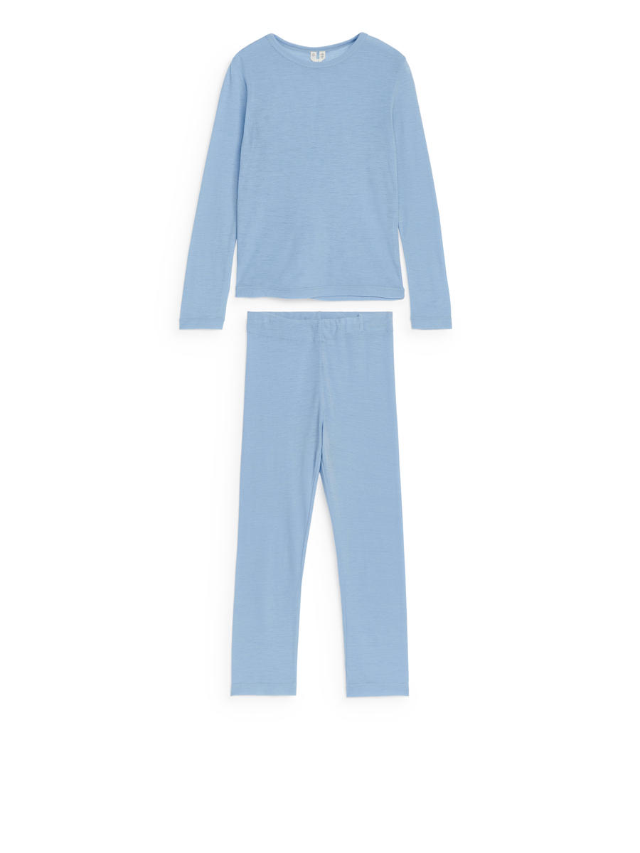 Merino Wool Set-#8898BA-12549