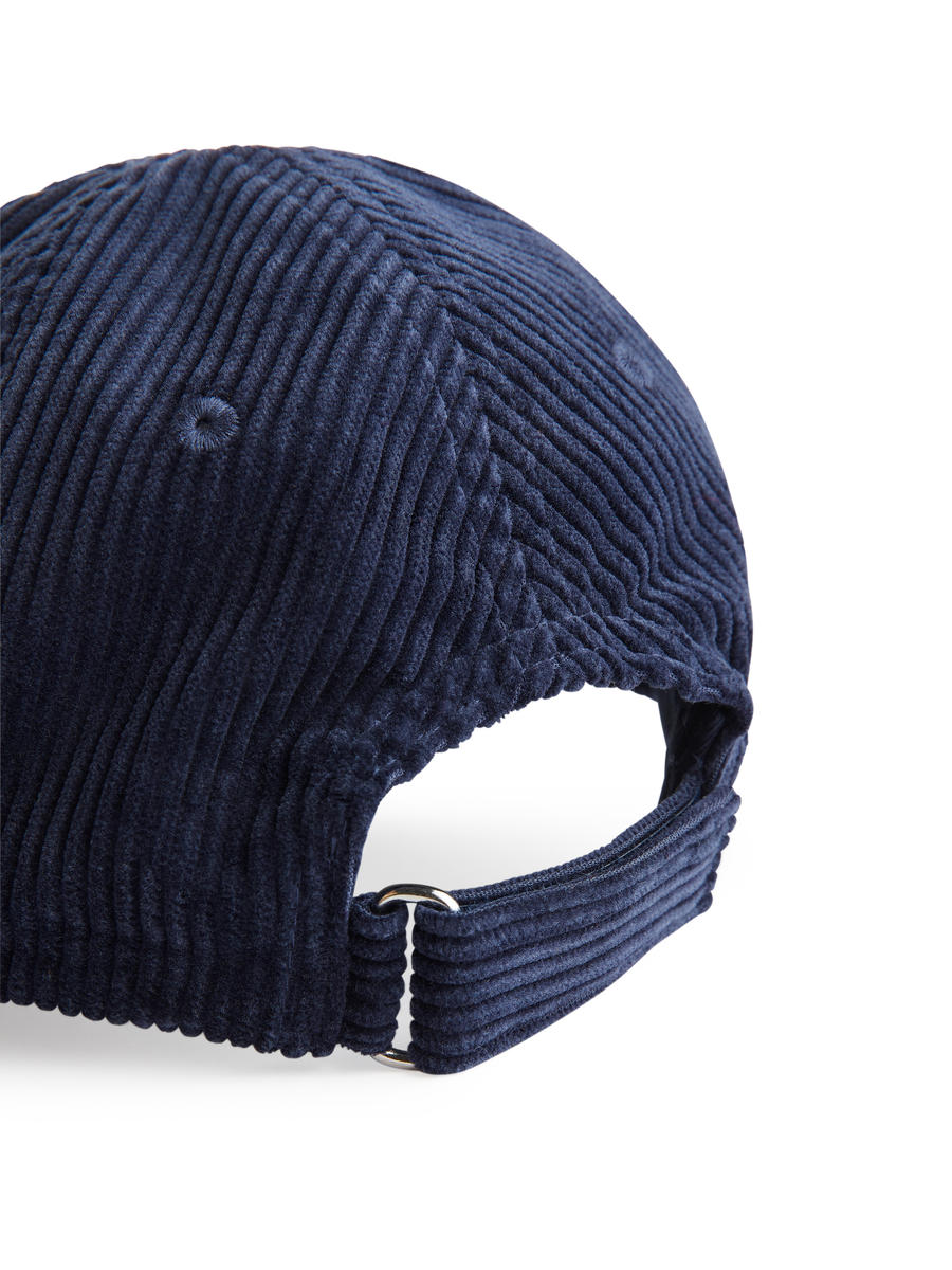 Casquette en velours côtelé - Bleu foncé - Enfant - 1185668001