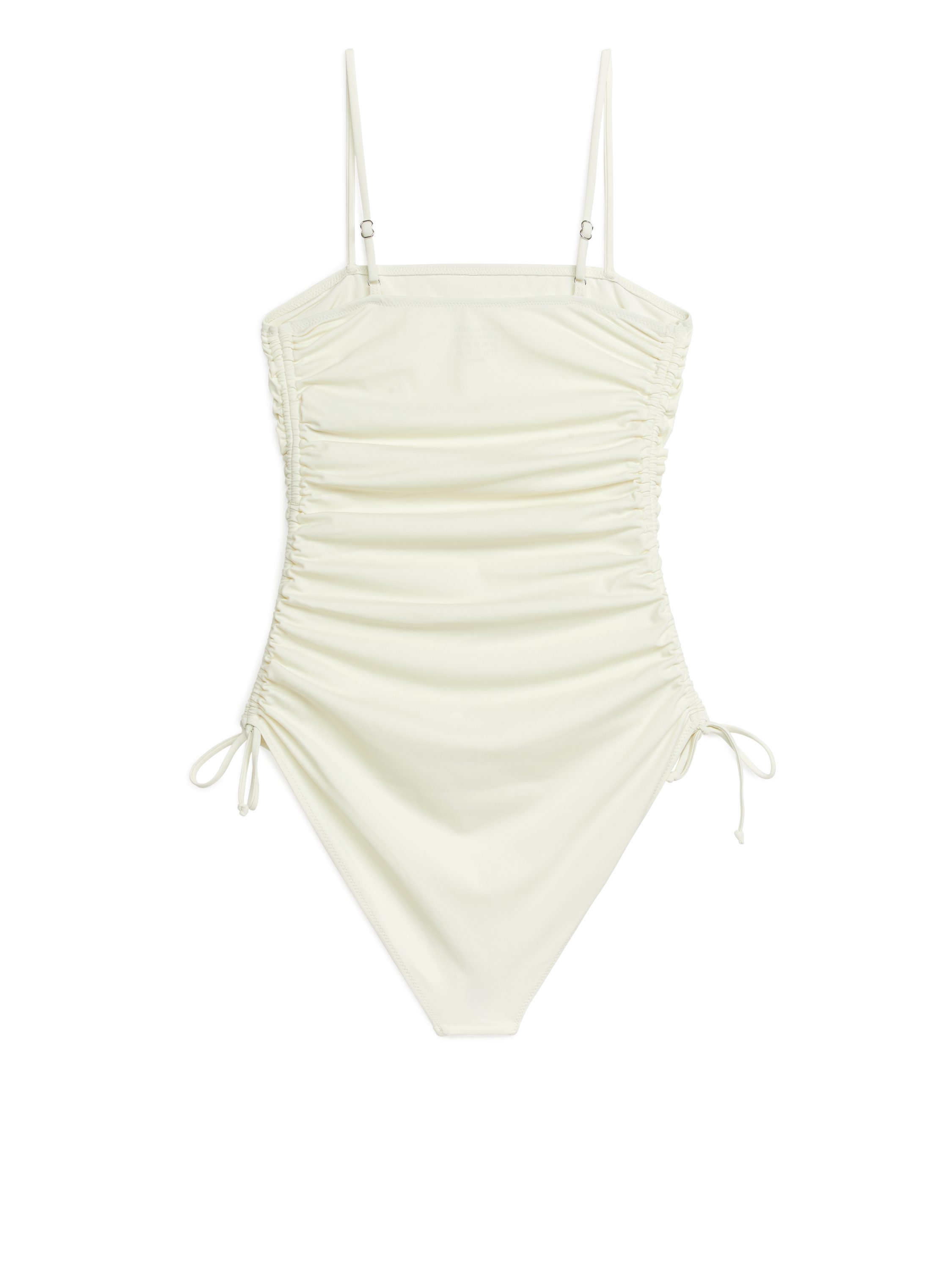 RuchedSwimsuit – White – Women – ARKET PL