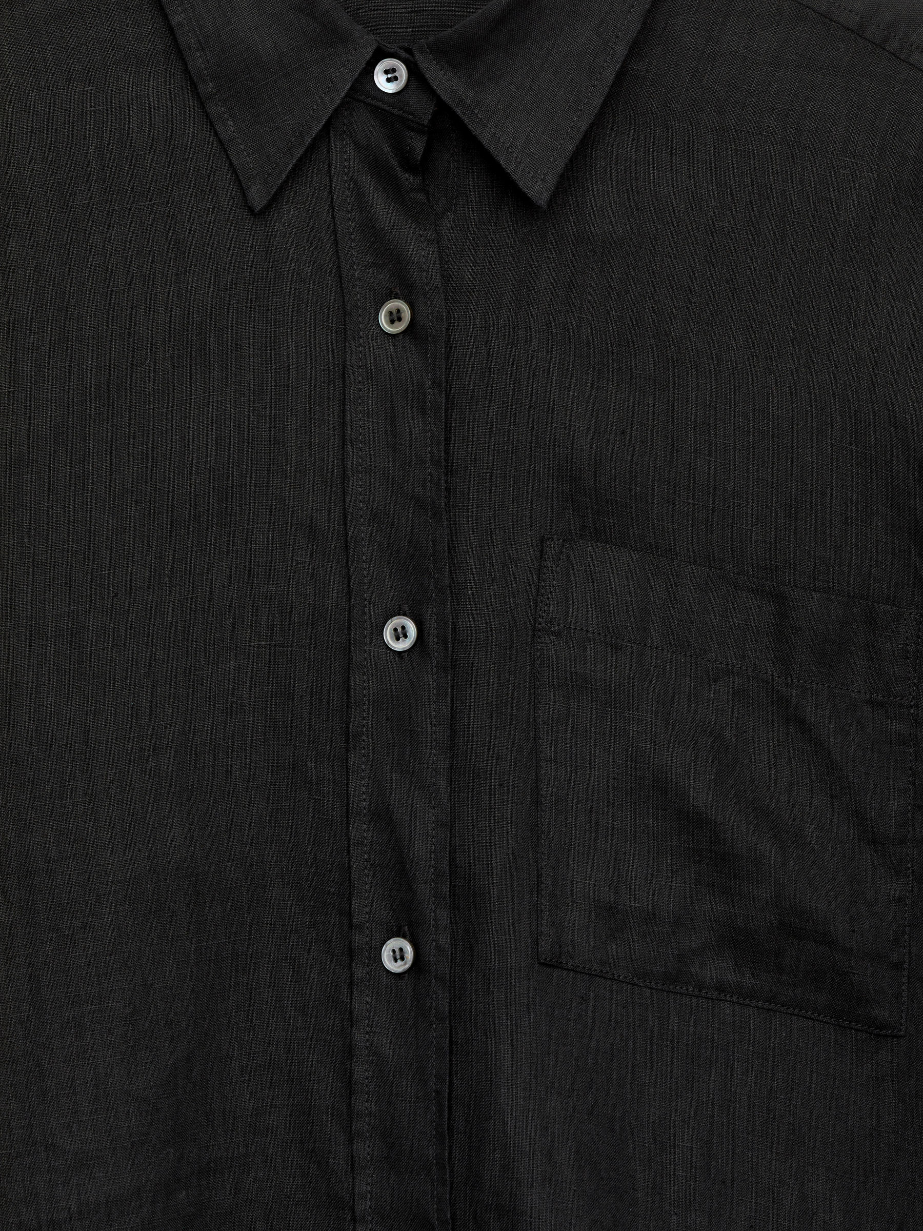 Leinenhemd - Schwarz - Regular Fit - Damen - StillMedia/DescriptiveDetail - 1