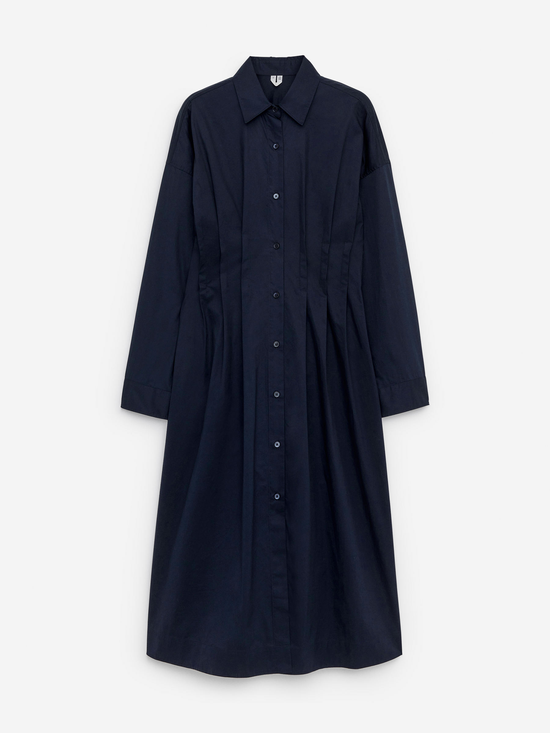 Hemdkleid mit Falten - Dunkelblau - Regular Fit - Damen - StillMedia/DescriptiveStillLife - 1