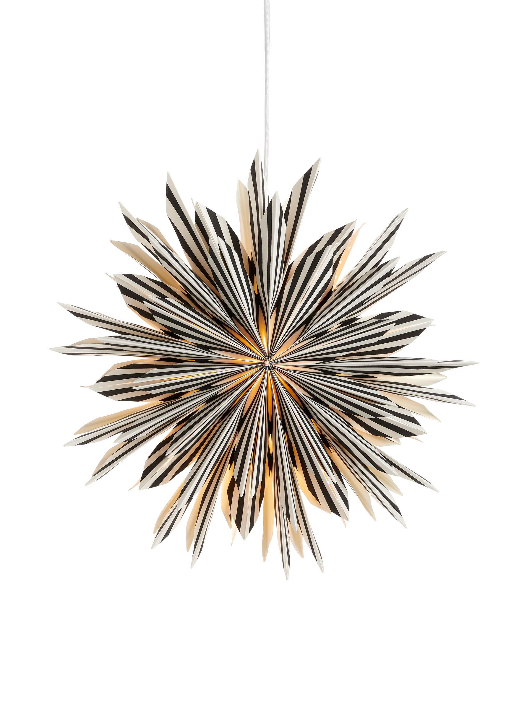 Watt Veke Leah Paper Star - White/Black - Homeware - StillMedia/DescriptiveStillLife - 1