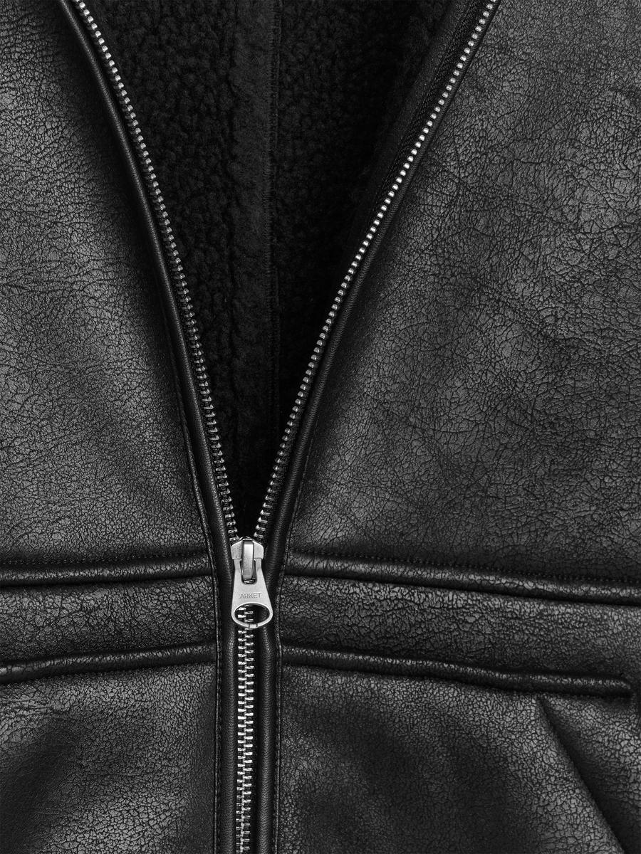 Coated Moleskin Jacket-#272628-5702