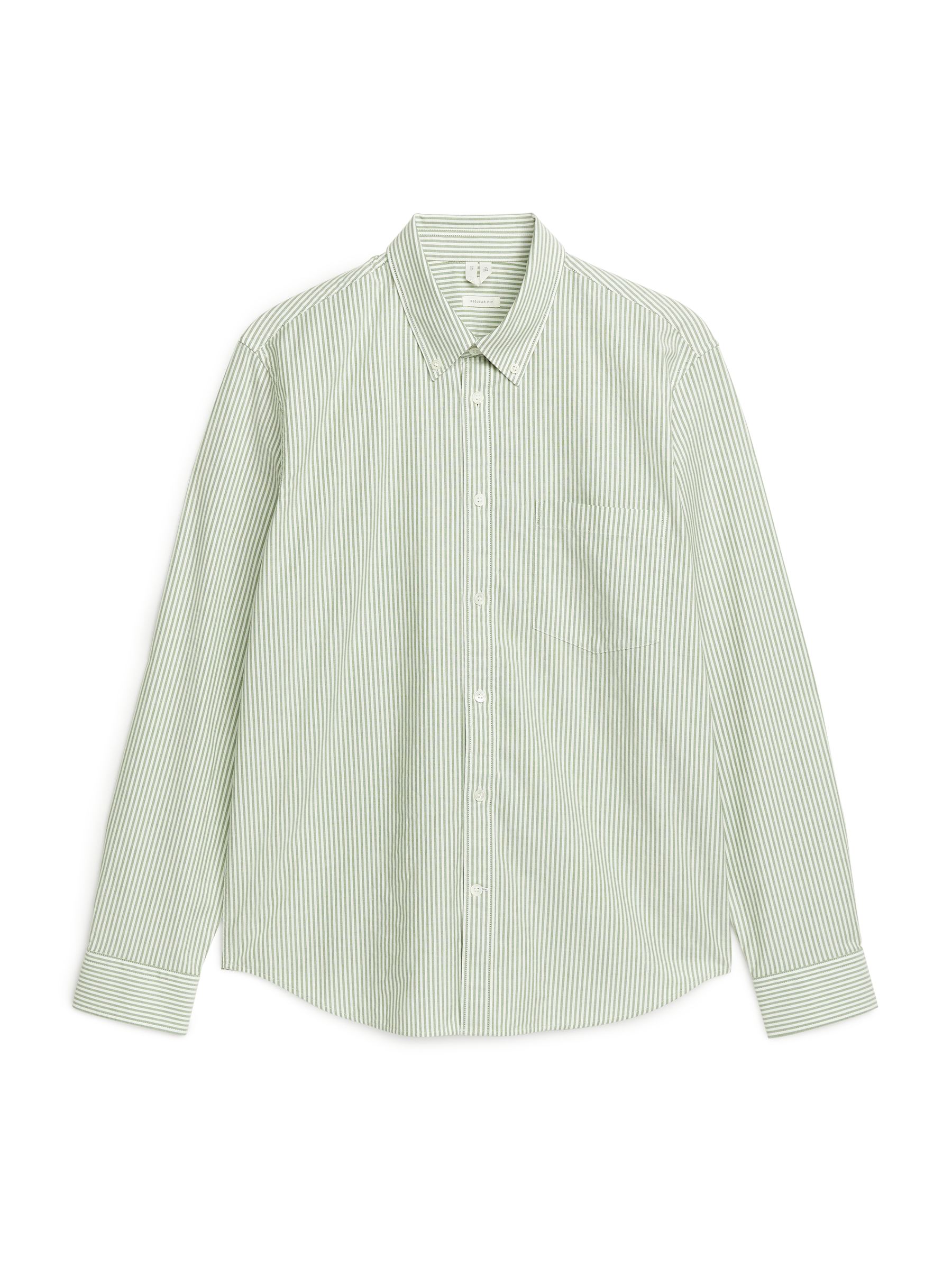 Oxford Shirt-#726E4A-11529