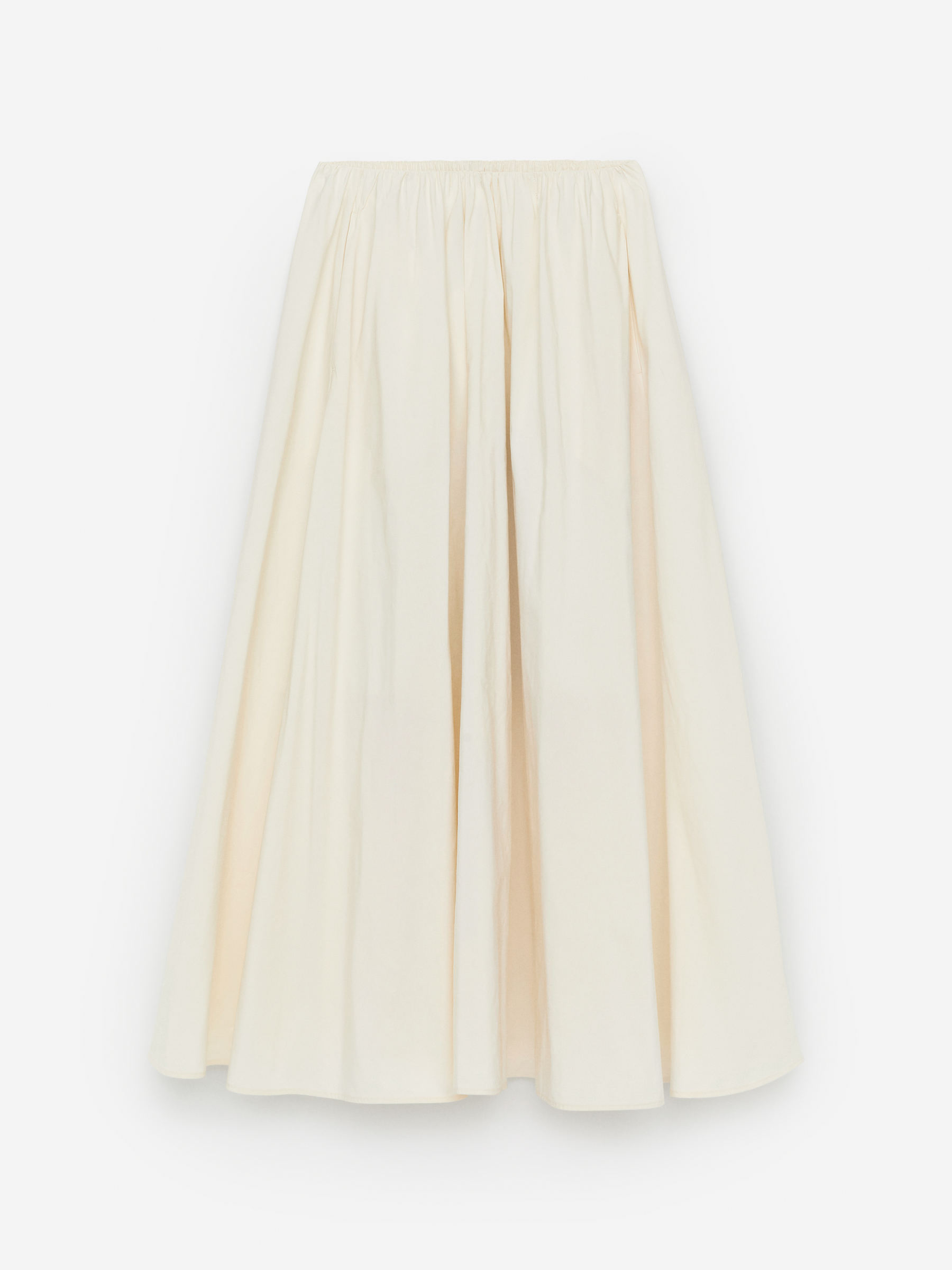 A-Line Taffeta Skirt - White - Regular fit - Women - StillMedia/DescriptiveStillLife - 1