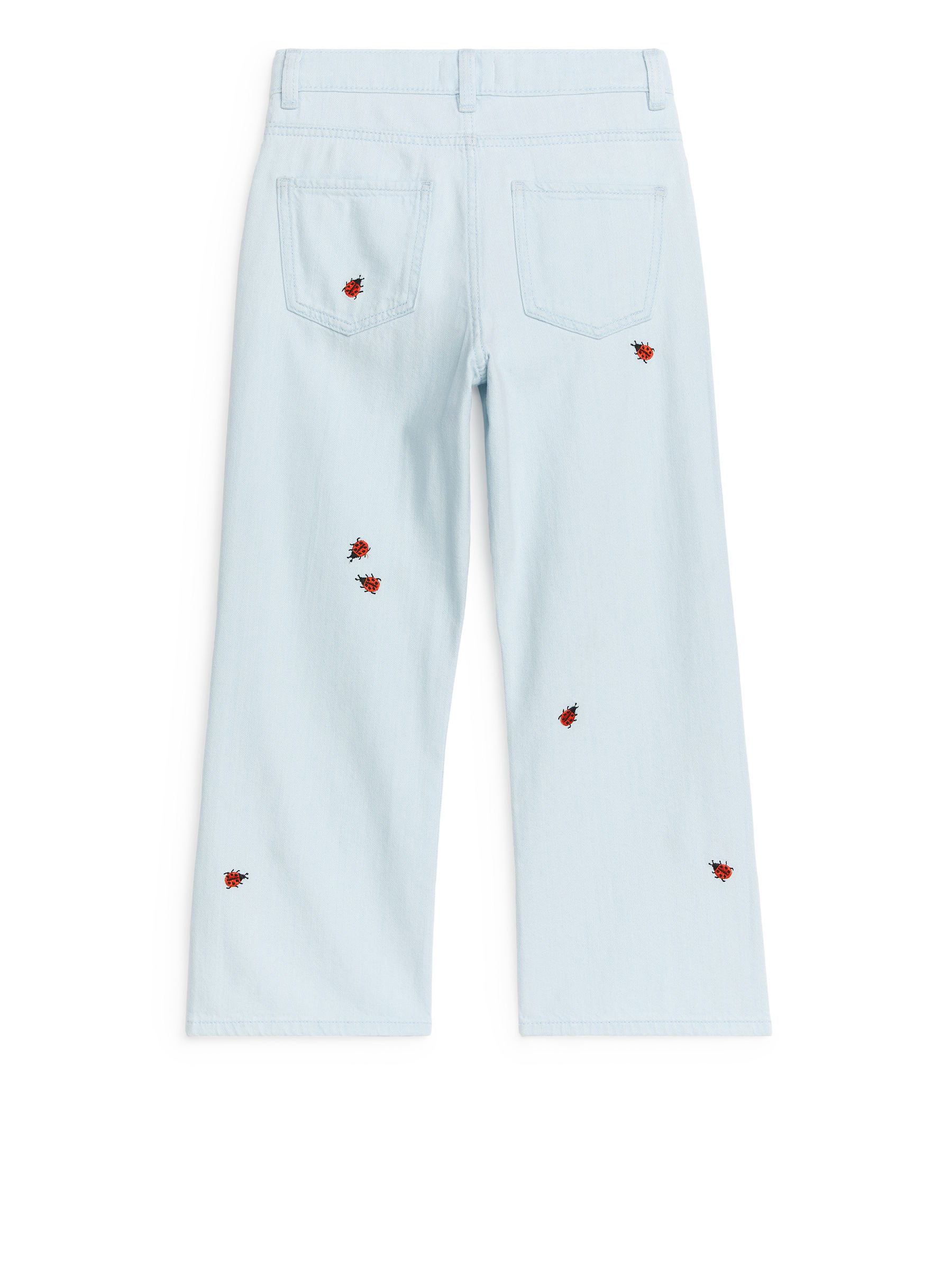 Bestickte Jeans - Blau - Relaxed Fit - Kinder - StillMedia/DescriptiveStillLife - 1