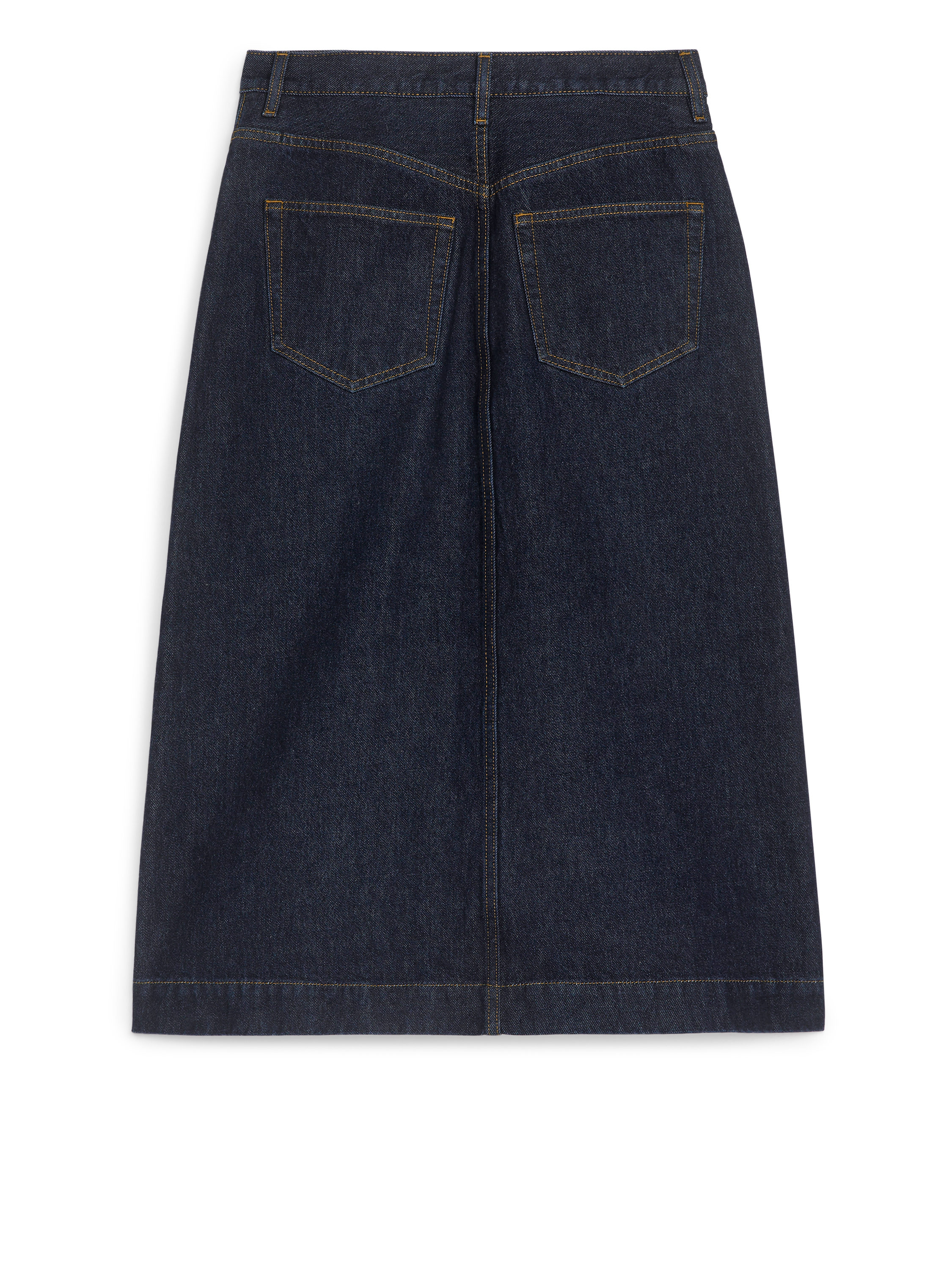 Denim Wrap Skirt – Dark Blue – Women – ARKET SE