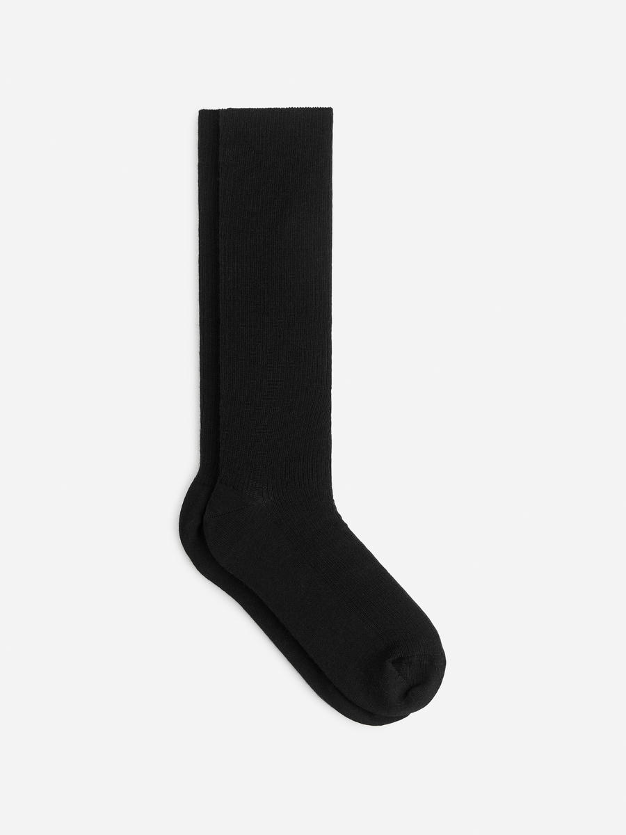 Gerippte Socken aus Wollmischung-#272628-6012