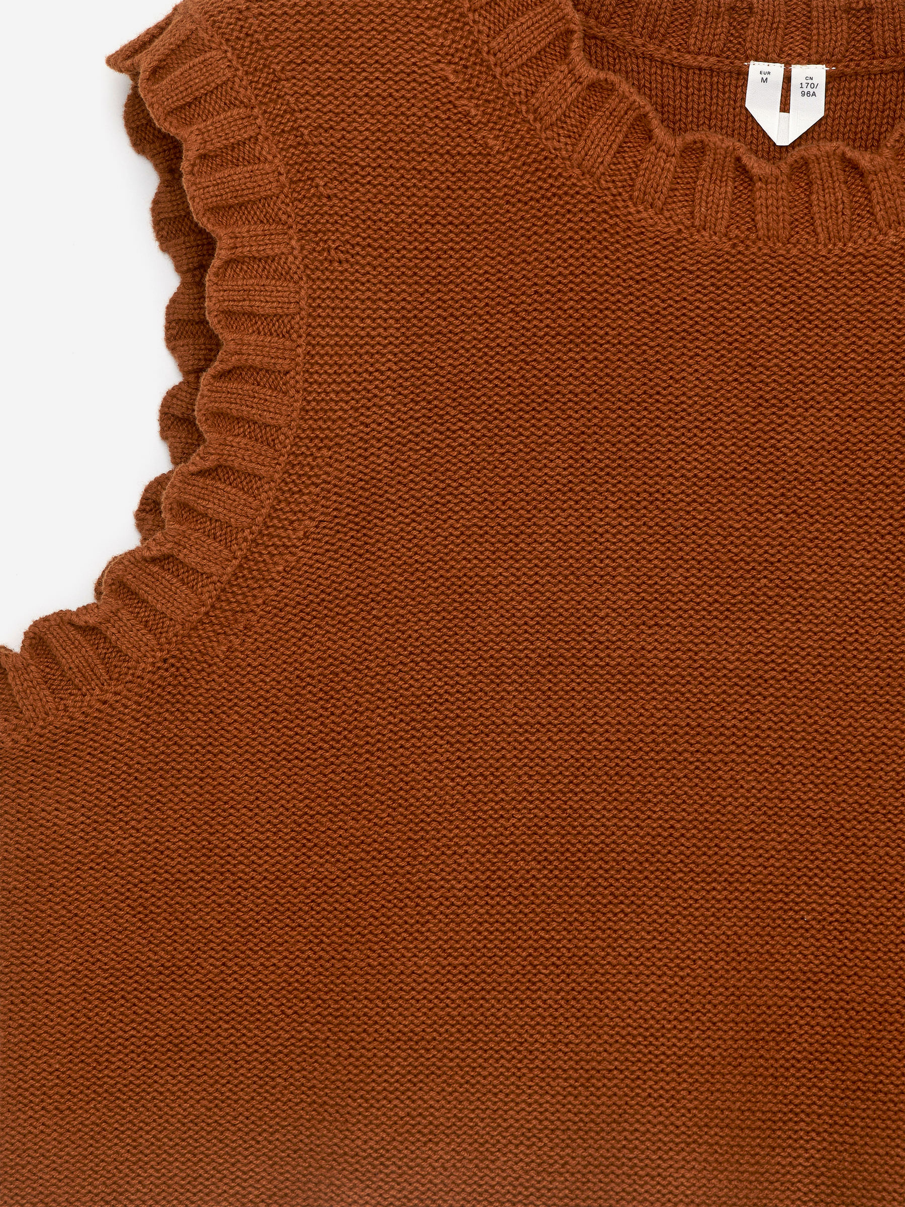 Scallop-Edge Knitted Vest - Rust - Regular fit - Women - StillMedia/DescriptiveDetail - 1