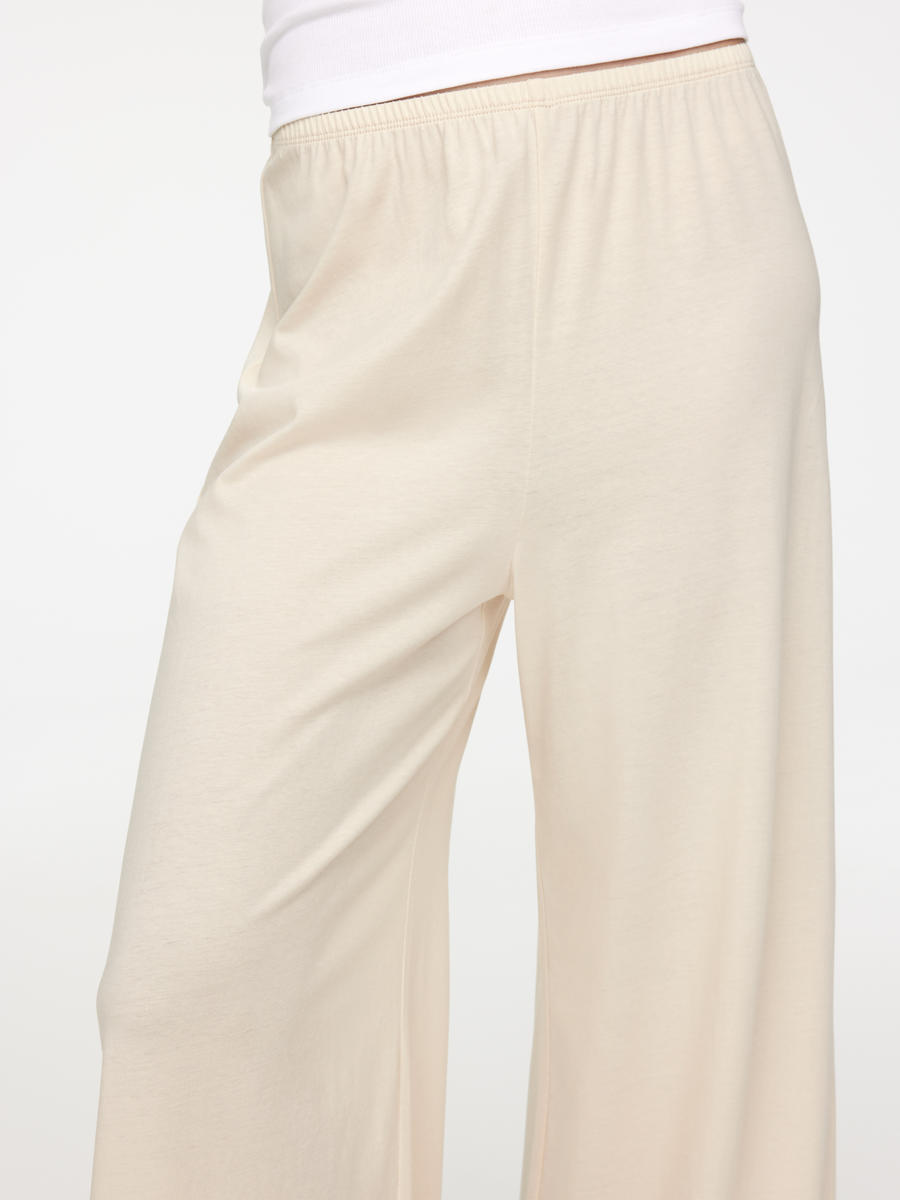 Cotton Pyjama Trousers-#DCD6C7-12134