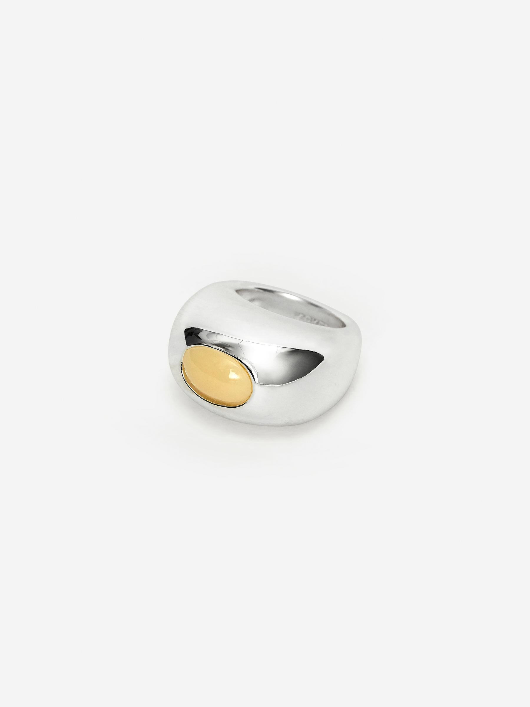 Silver-Plated Ring-#DFDEDE-15435