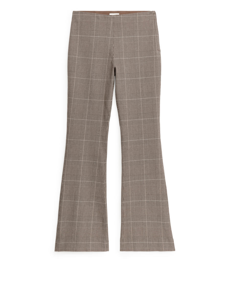 Flared Trousers-#3D3533-6638