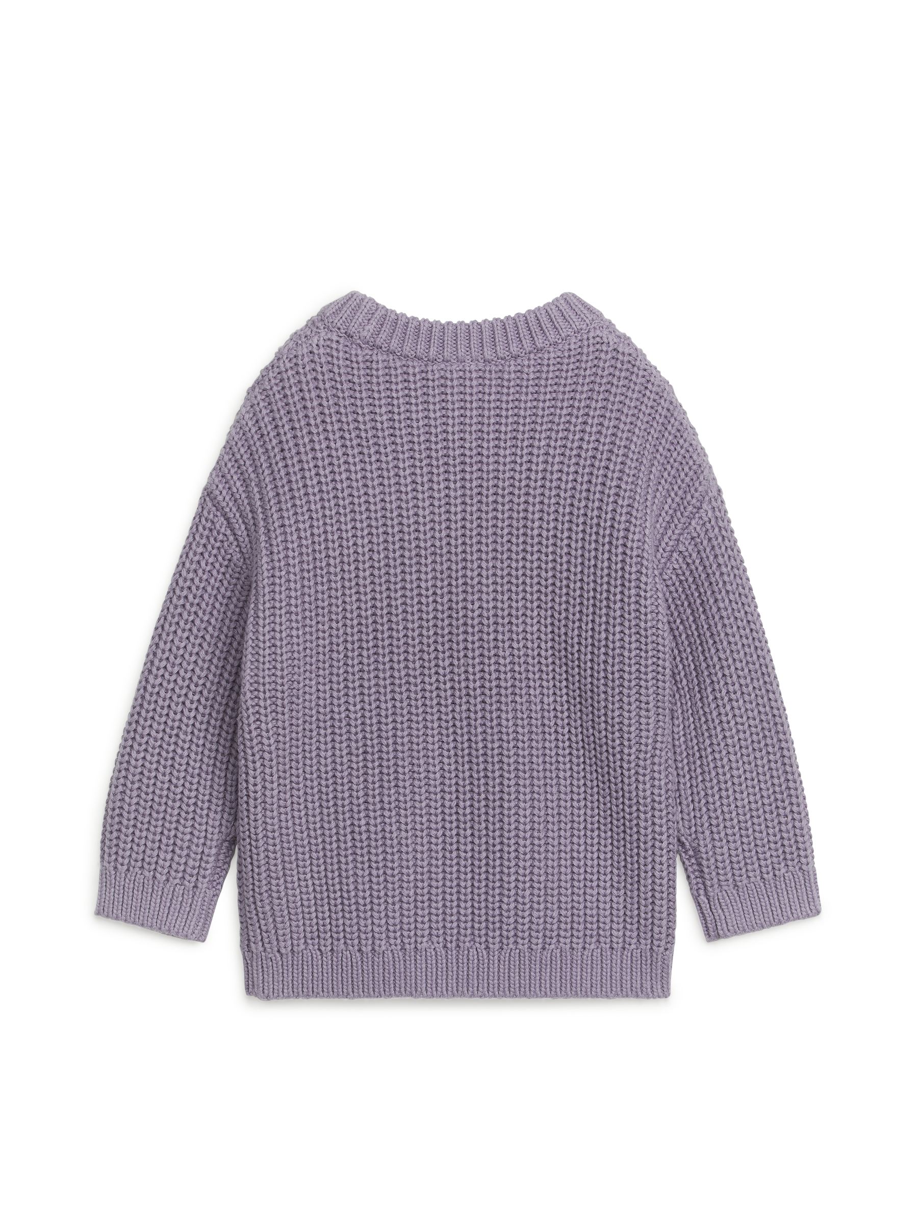 HeavyKnit Jumper - Lilac - Corte relajado - Children - StillMedia/DescriptiveStillLife - 1