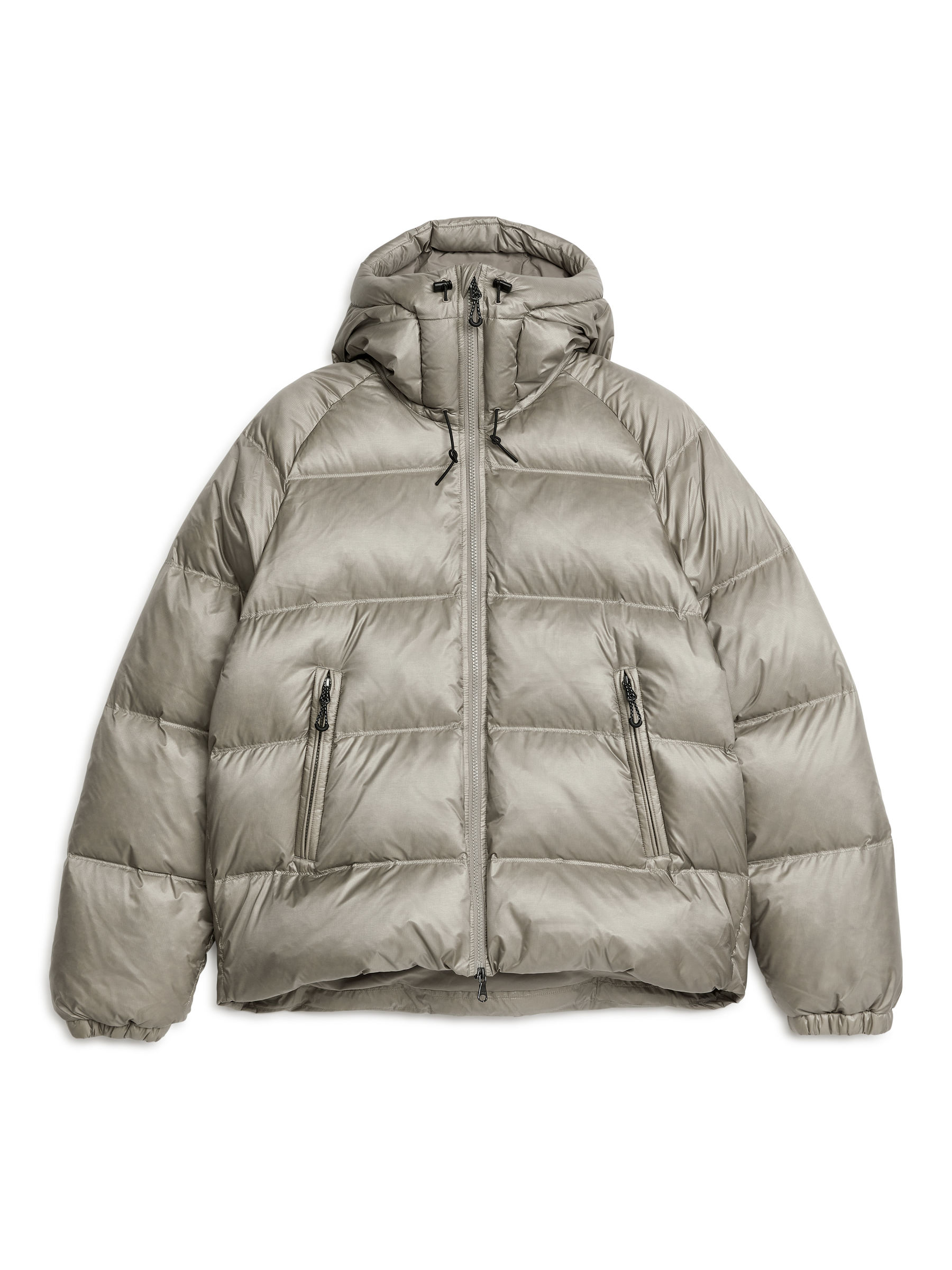 Sportowa kurtka Upcycled Down-#9B958B-3983