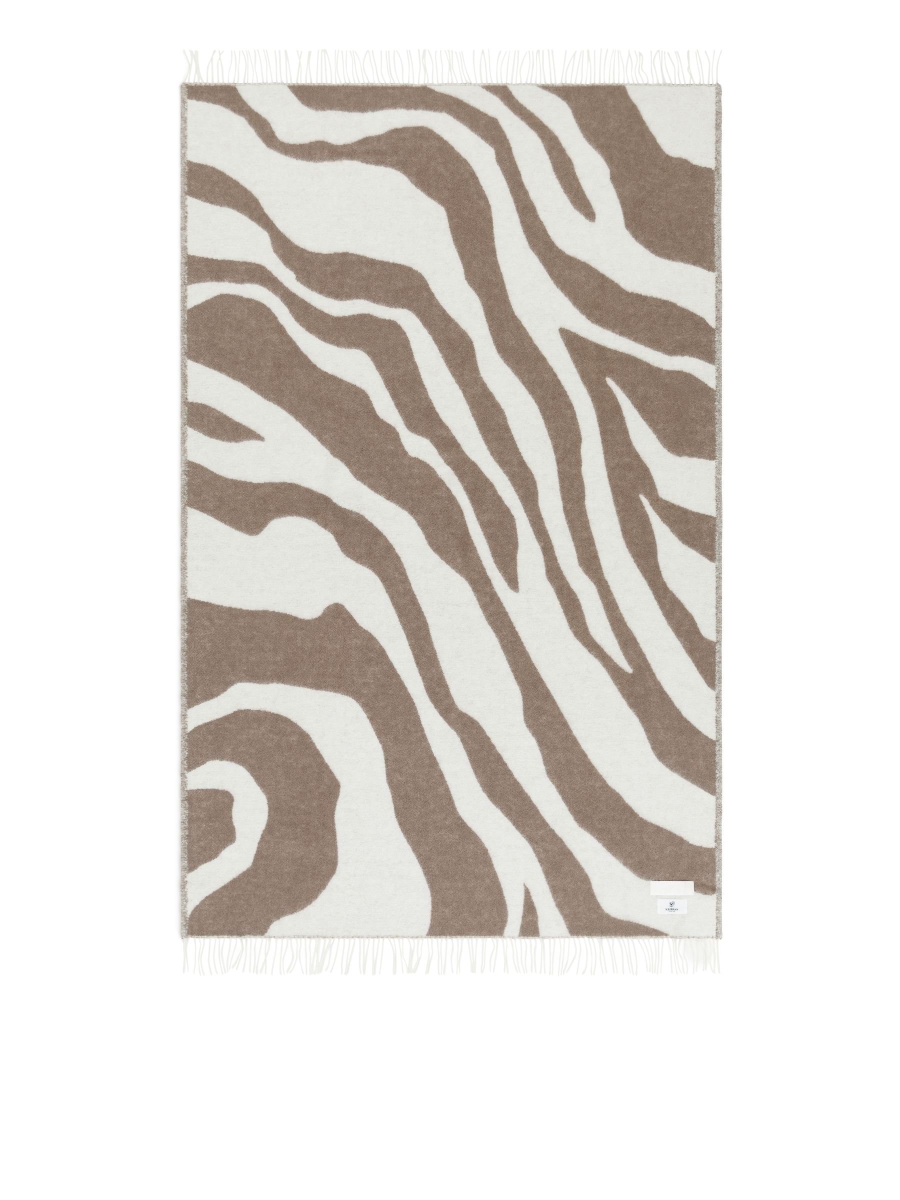 Manta de lana de cebra Klippan - Beige/blanco - Homeware - StillMedia/DescriptiveStillLife - 3