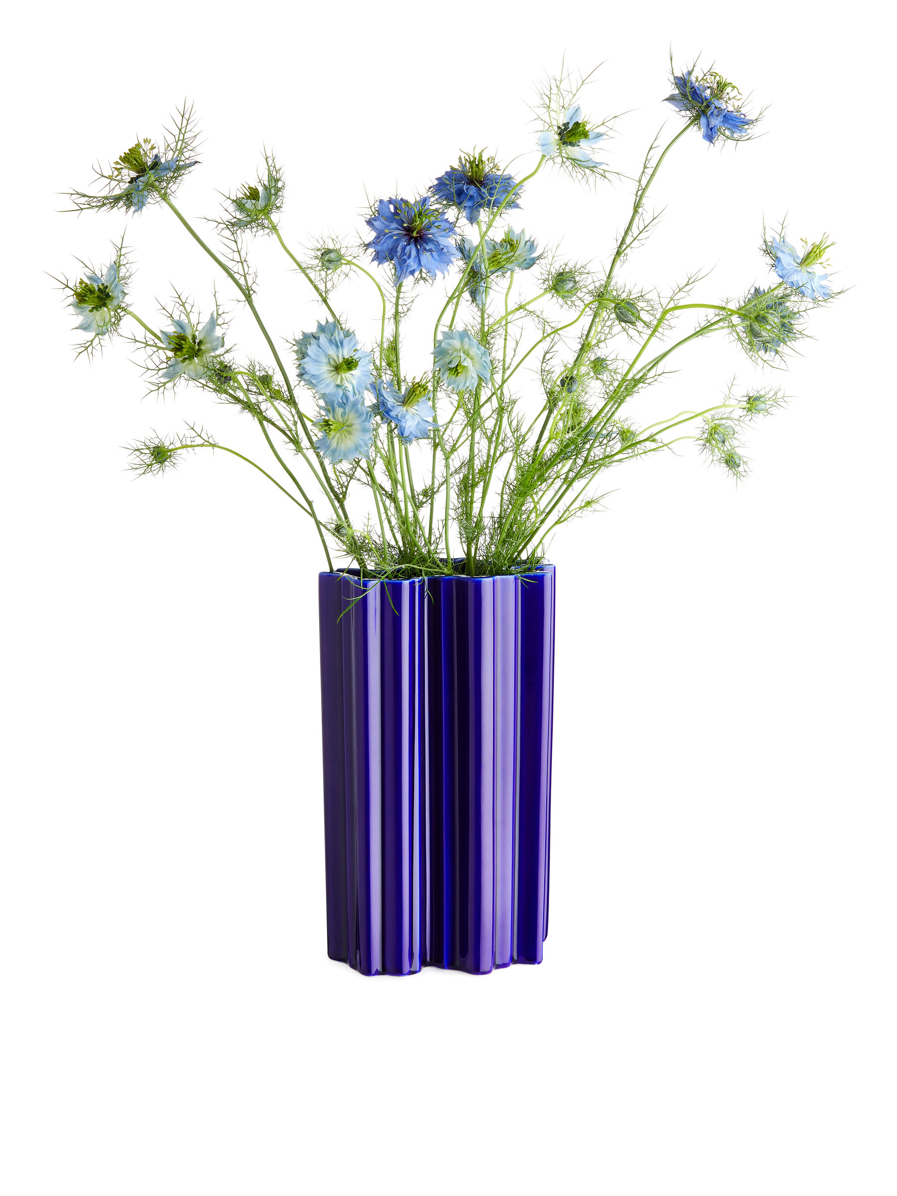 Ceramic Flower Vase 21 cm - Blue - Homeware - StillMedia/DescriptiveDetail - 1
