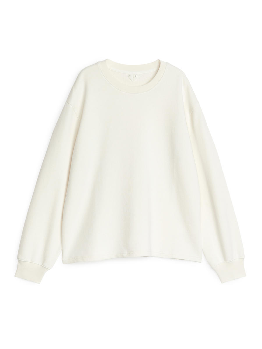 Plain white sweatshirt womens hotsell