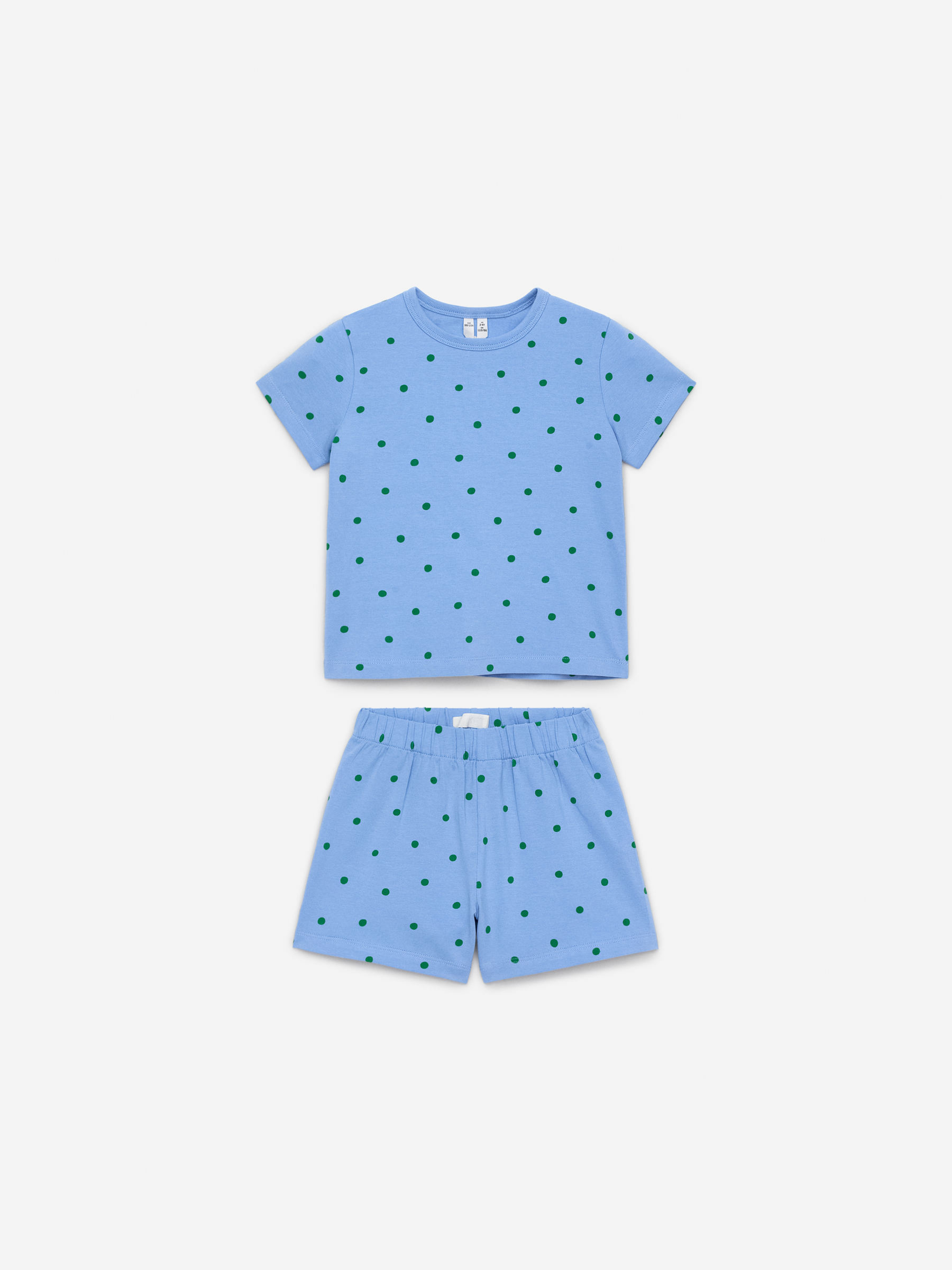 Zweiteiliger kurzer Pyjama aus Jersey - Blau/Grün - Children - StillMedia/DescriptiveStillLife - 3